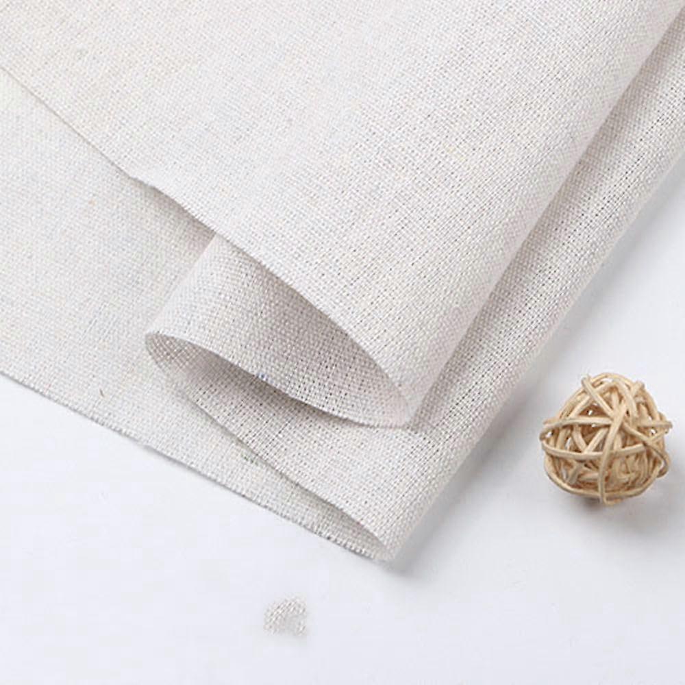 150 cm Linen Fabric Pure Flax Material Sold by the Metre Natural Linen Cotton Canvas for Crafts and DIY Projects