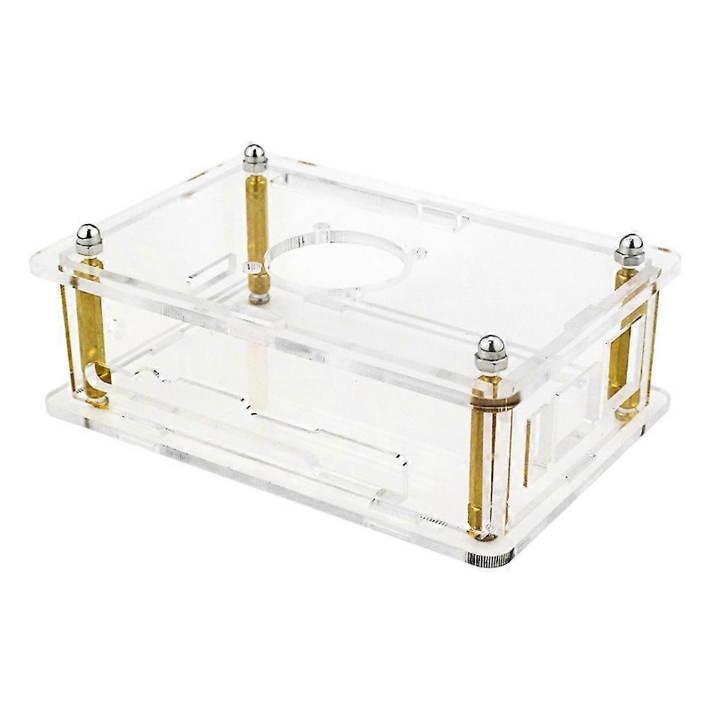 Case for Orange Pi 5 Transparent cover for case with cooling fan