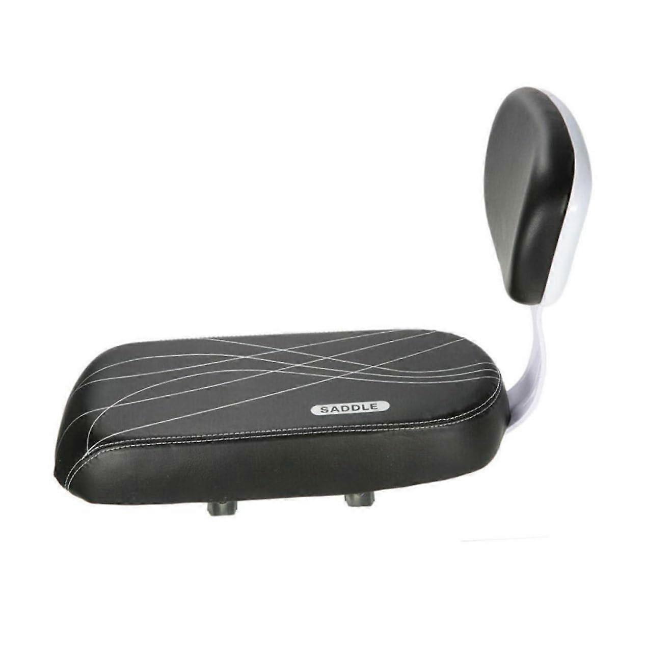 1 piece highquality  bicycle rear seat cushion with backrest and durable for long trips provides additional comfort and support while cycling.