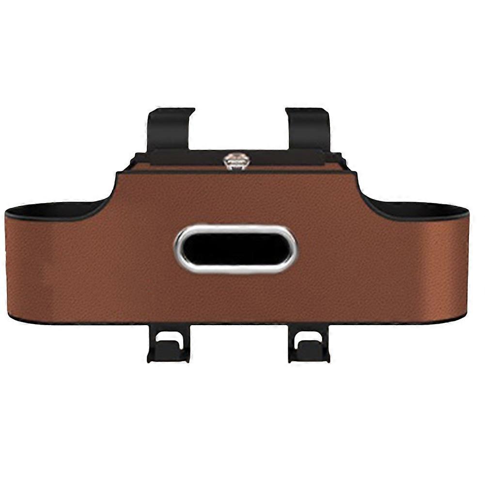 Car Universal Cup Holder Storage Box Car Interior Accessories Brown