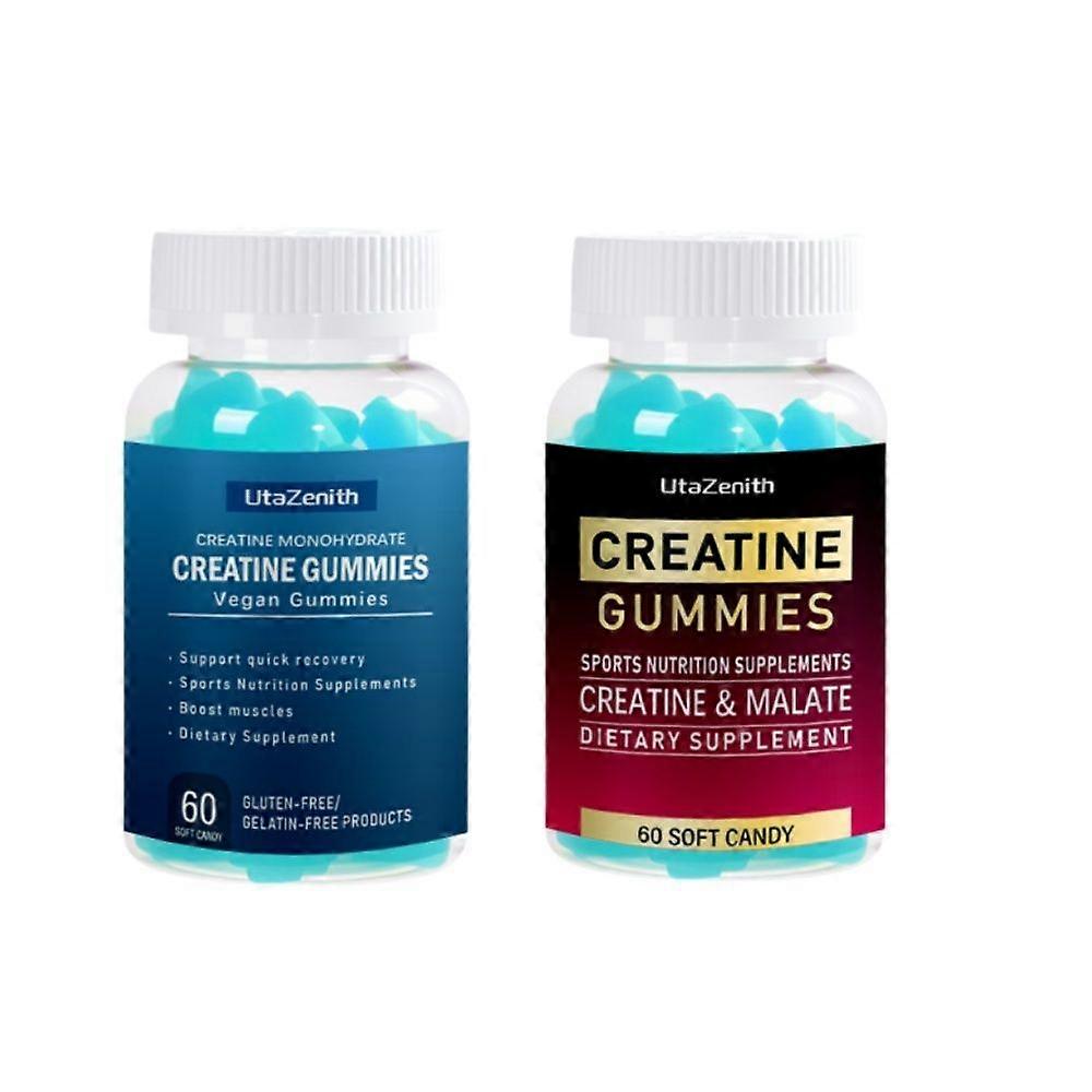 UtaZenith Creatine Gummies, Daily Nutritional Supplement, Combination Pack
