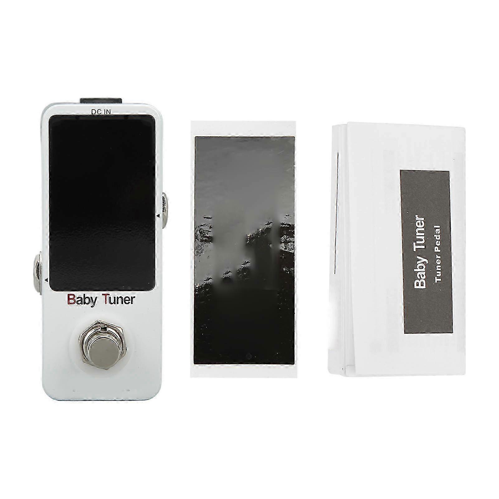 Mini Pedal Tuner Chromatic Tuning Effect for Electric Guitar and Bass 12Hz-4186Hz