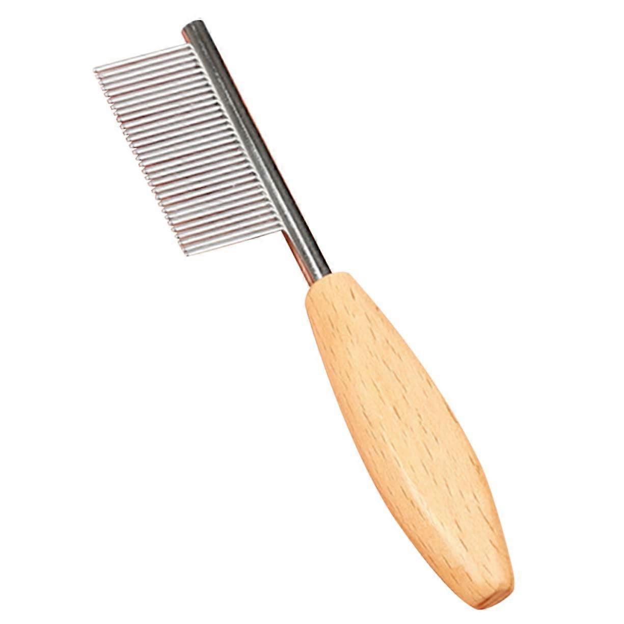 Compact pet comb for cats and with rounded pins for gentle detangling and daily grooming at home