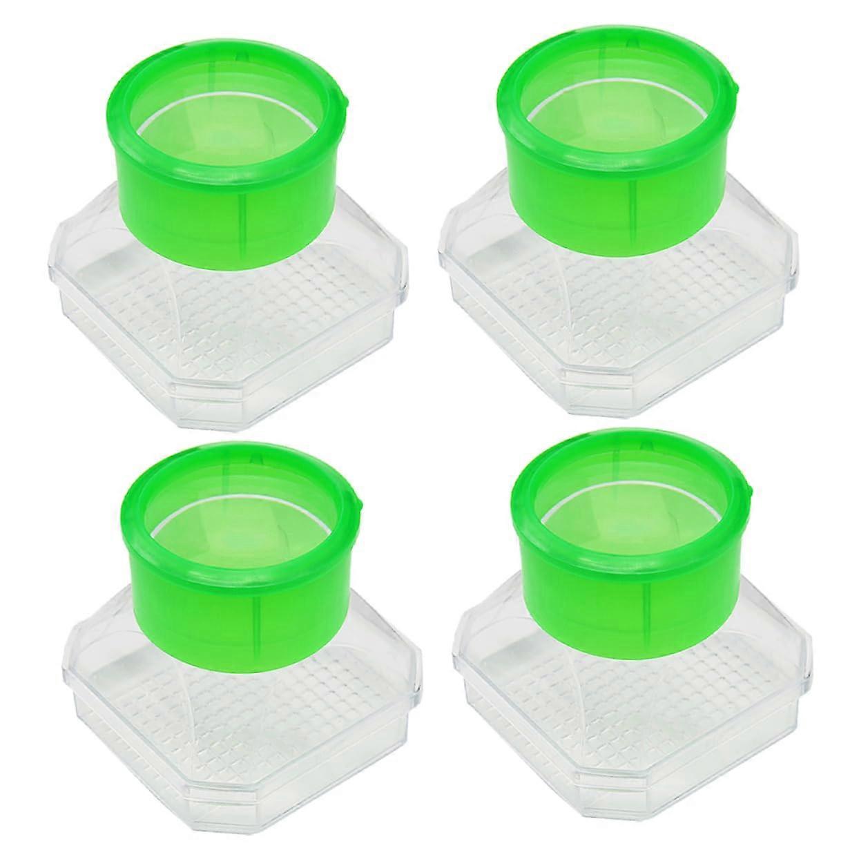4 Pack Insect Observation Box Magnifying Container Educational Toy Transparent Plastic Science Eimer for Kids