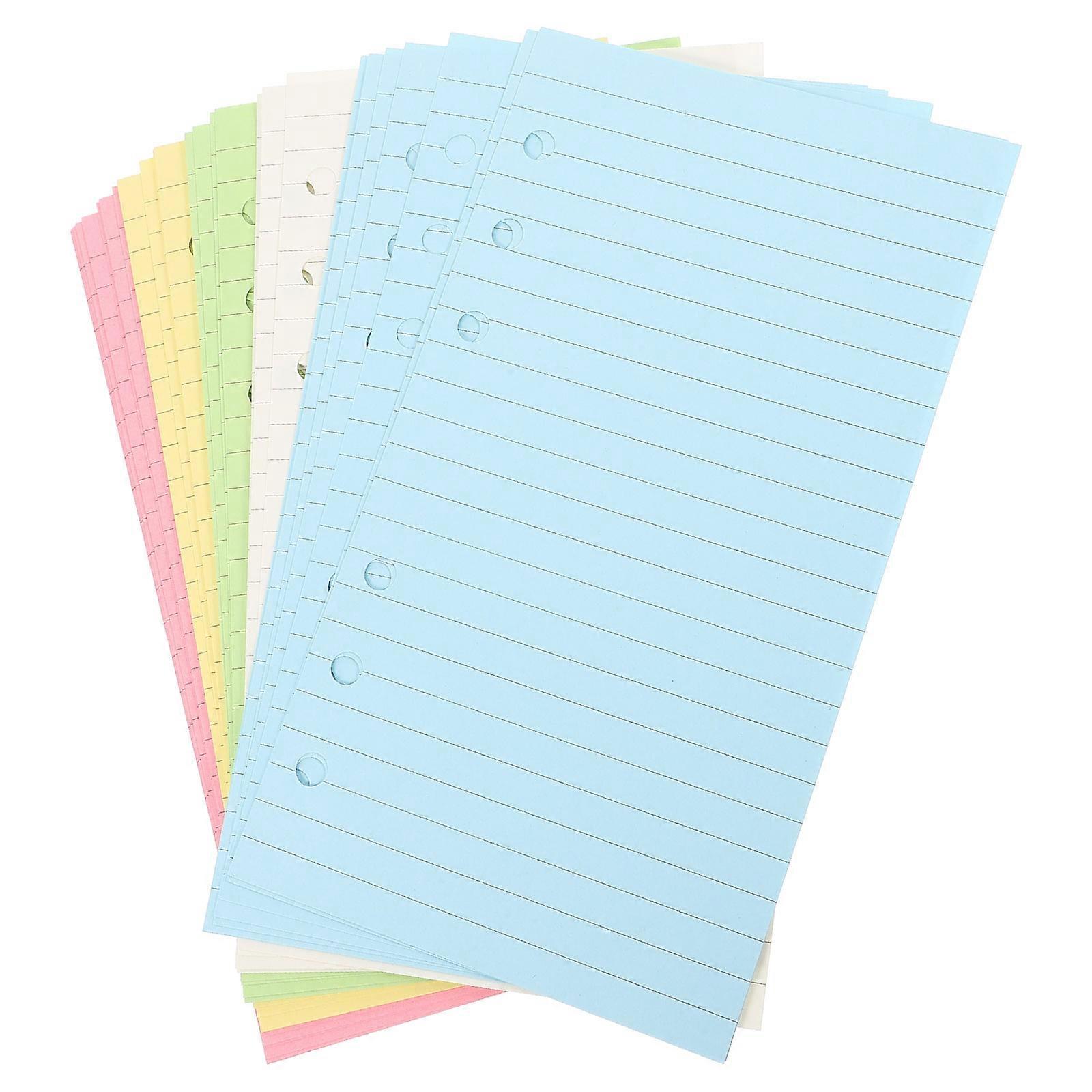 Loose Leaf Notebook Refill Paper Practical Notepad Replacement Inserts for Journaling Planning and Note Taking Easy to Insert