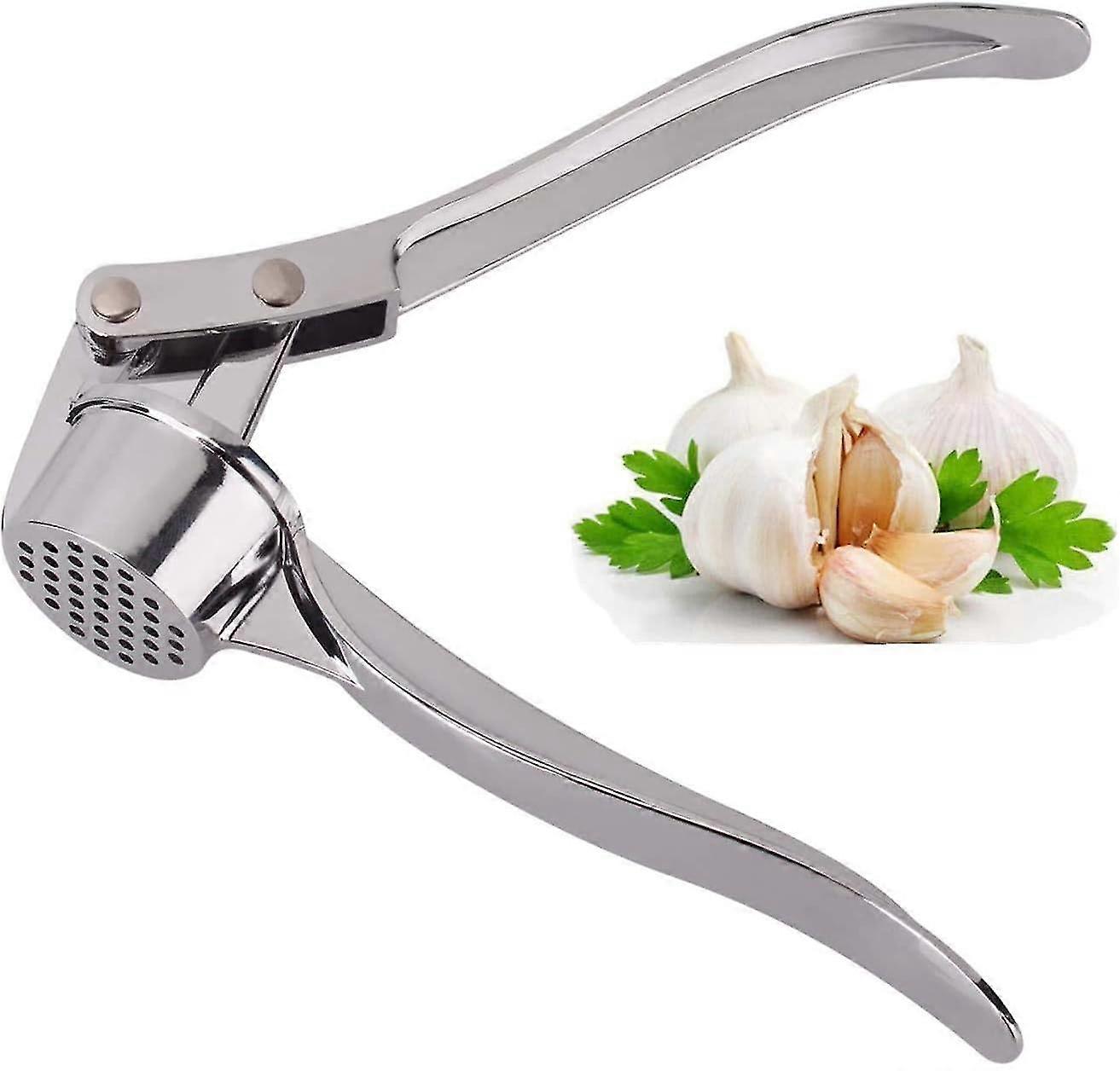 Pro Kitchen Garlic Press, Ginger/Garlic Shredder, Heavy-Duty, User-Friendly