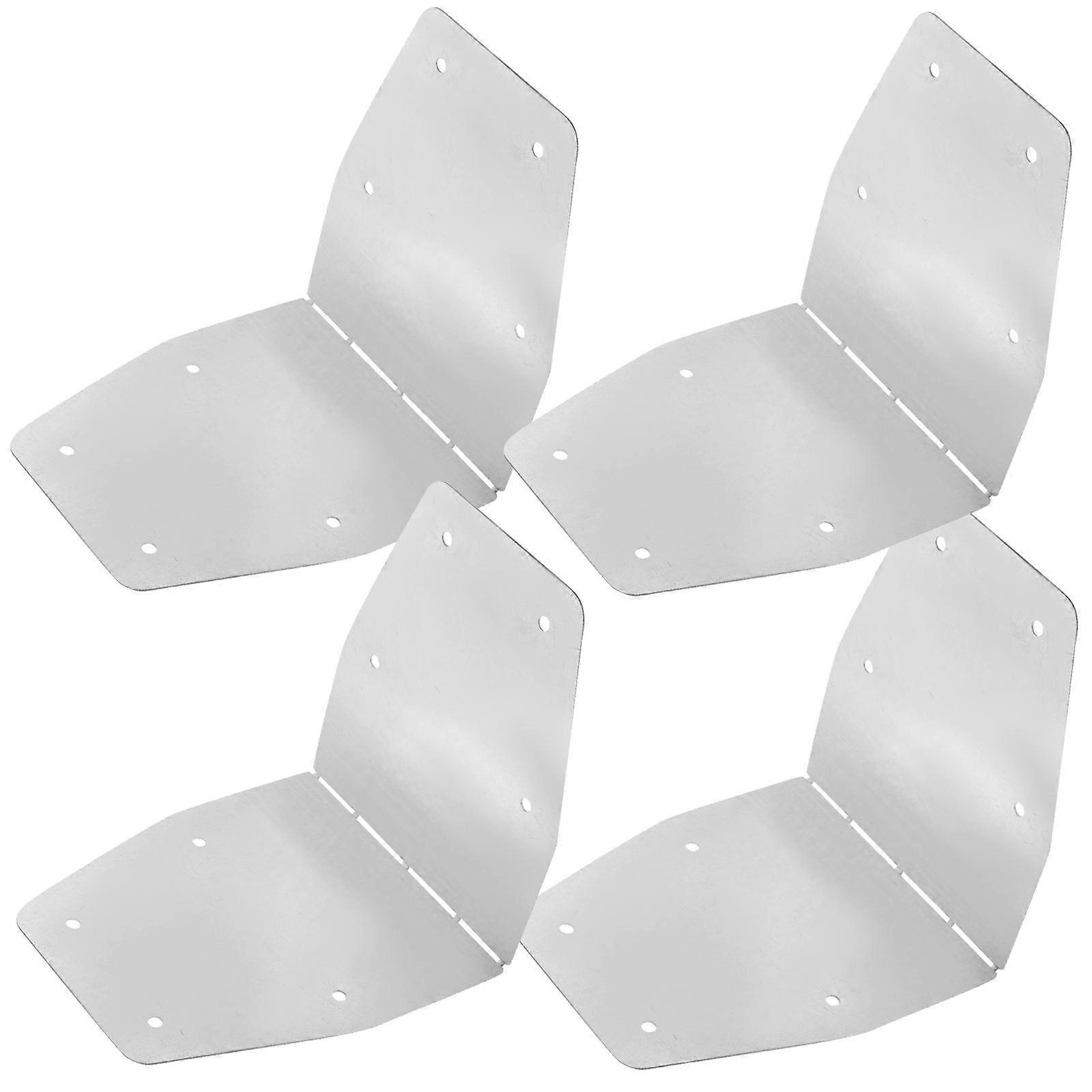 1 Set of Raised Garden Bed Metal Brackets Practical Corner Shelf Bracket Furniture Hardware