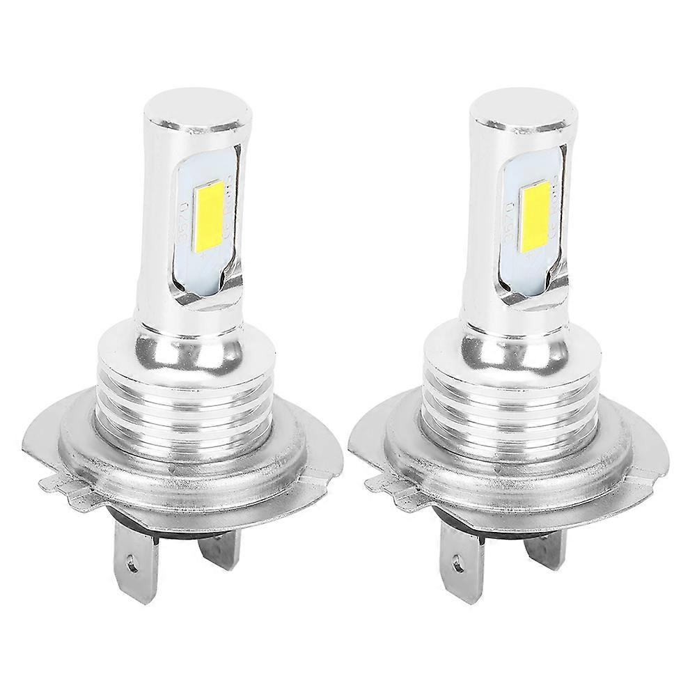 2pcs H7 80W 8000K Fog Lamp with Decoder Yellow Light Universal 12-24V