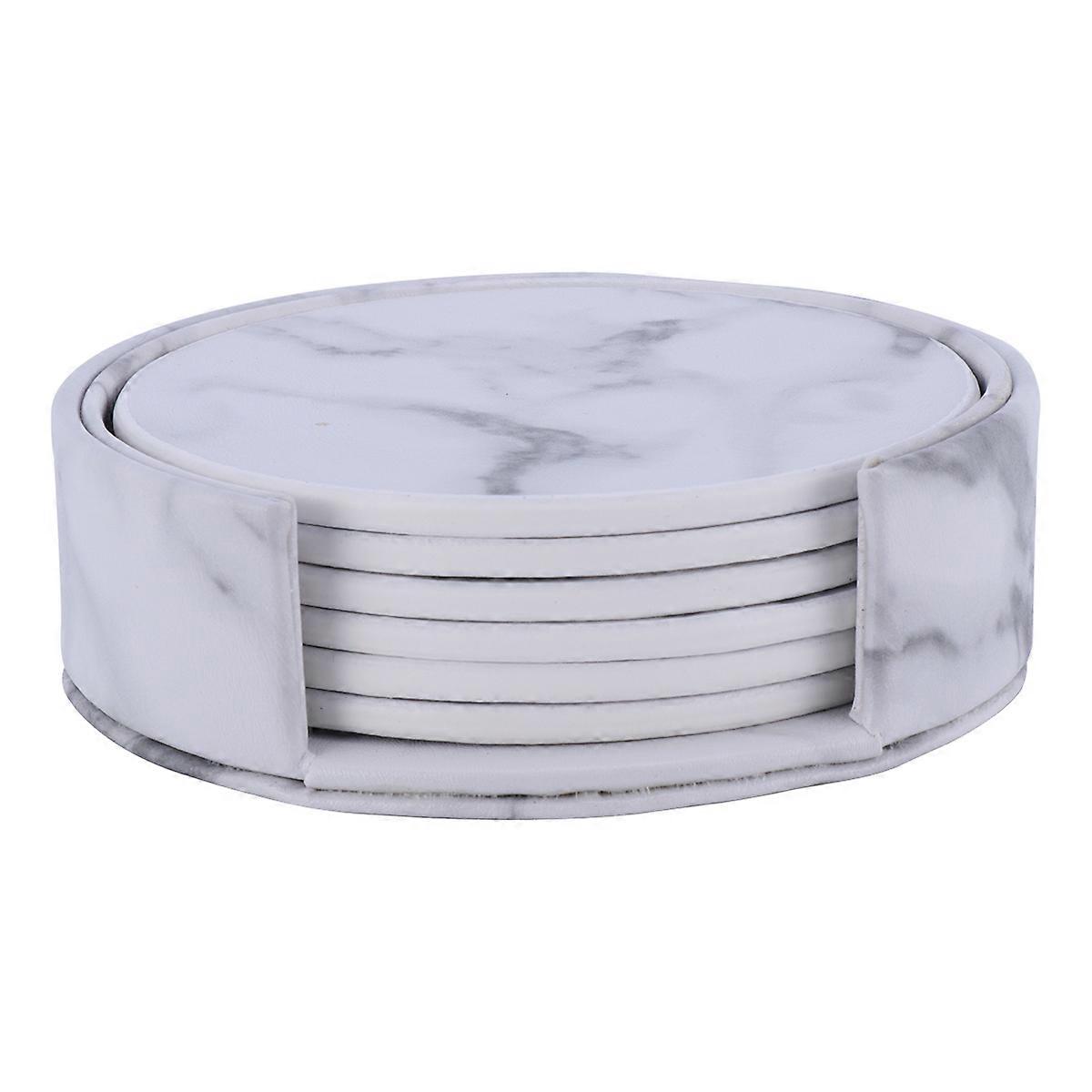 Insulated Coaster Dining Table Mat for Home Kitchen Use Round Shape Light Grey 1PC