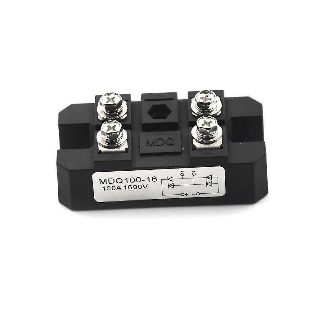 4-Pole 1600-V Bridge Rectifier, 78 x 40 x 35 mm, 100 A, Single-Phase Diode Bridge, 1 Piece