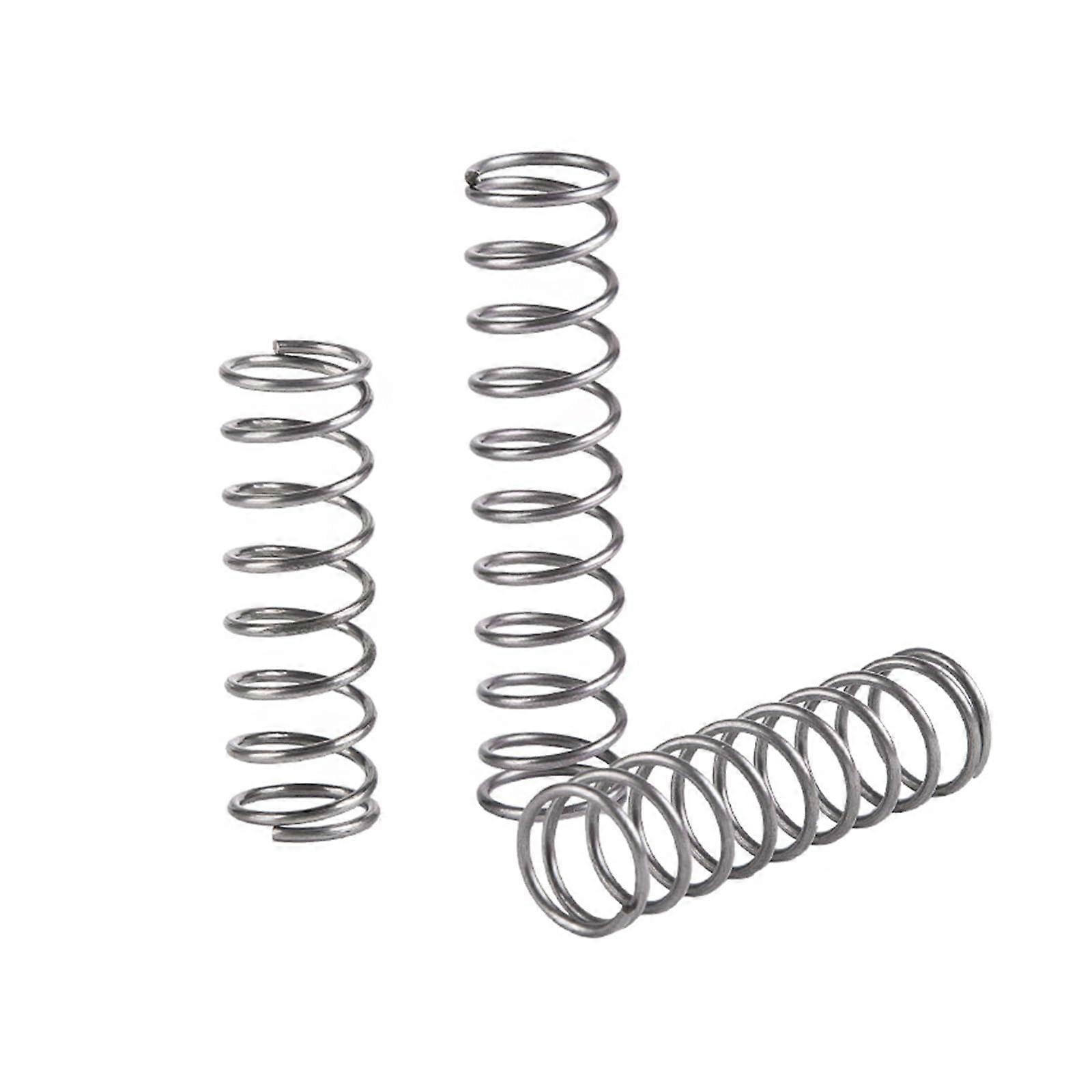 5PCS Wire Diameter 1.0mm Cylindrical Coil Compression Spring Rotor  Compressed Spring Release Pressure Spring (30mm, 11mm) 11mm 30mm