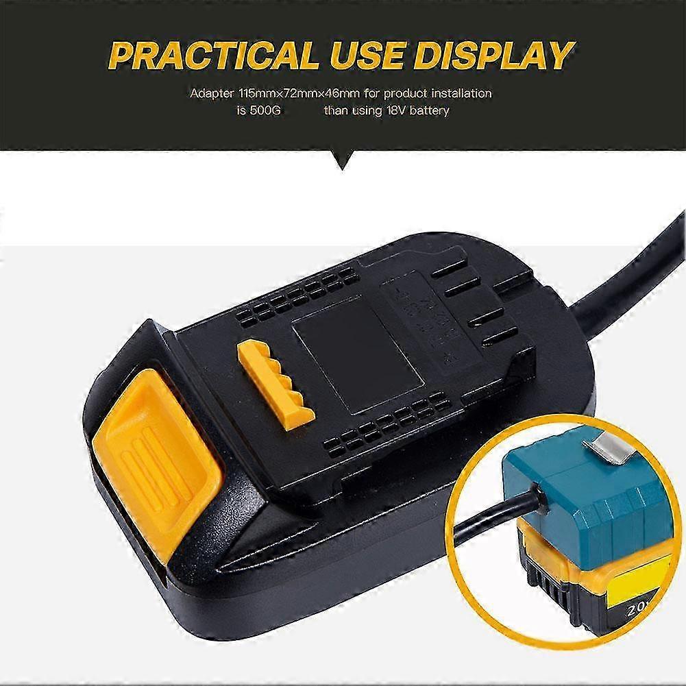2025 Battery Extension Cord For Makita/Bosch /Milwaukee/DeWalt 18v Lithium Battery