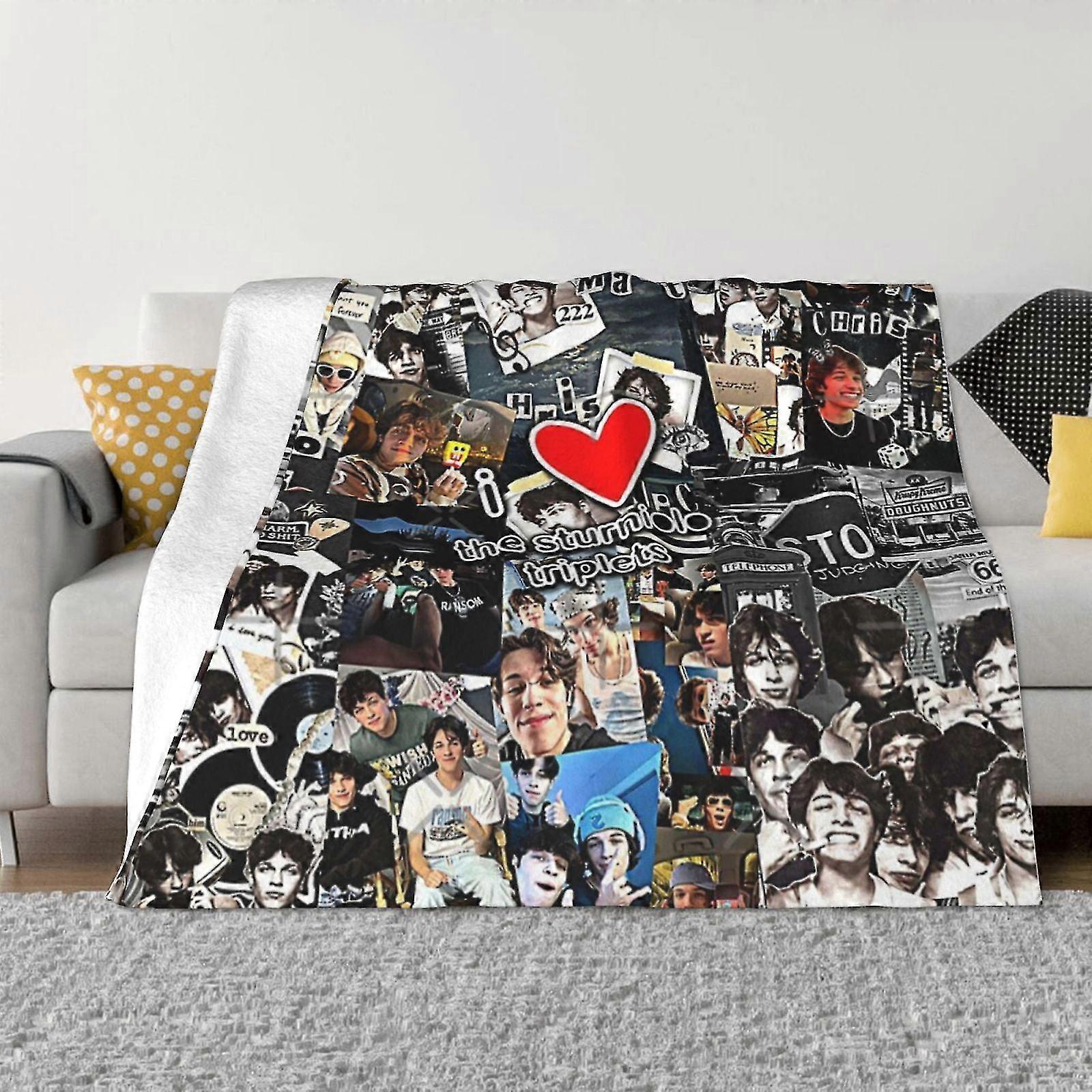 Soft Lightweight Warm Cozy Flannel Fleece Throw Blanket for Kids and Adults, Multiple Sizes Available