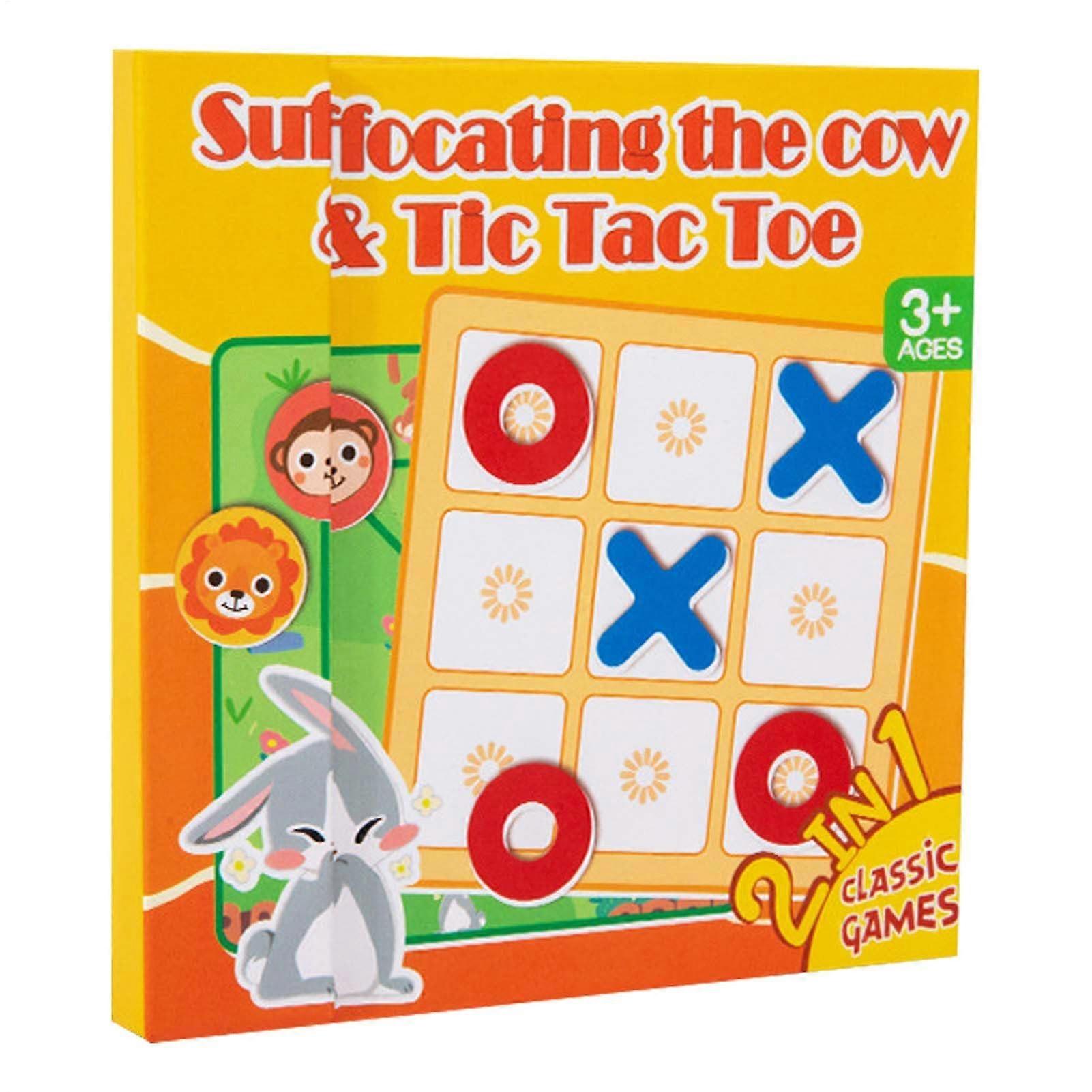 Magnetic Travel Chess Set, Portable Magnetic Chess Game 2in1 Magnetic Tic Tac Toe Travel Set