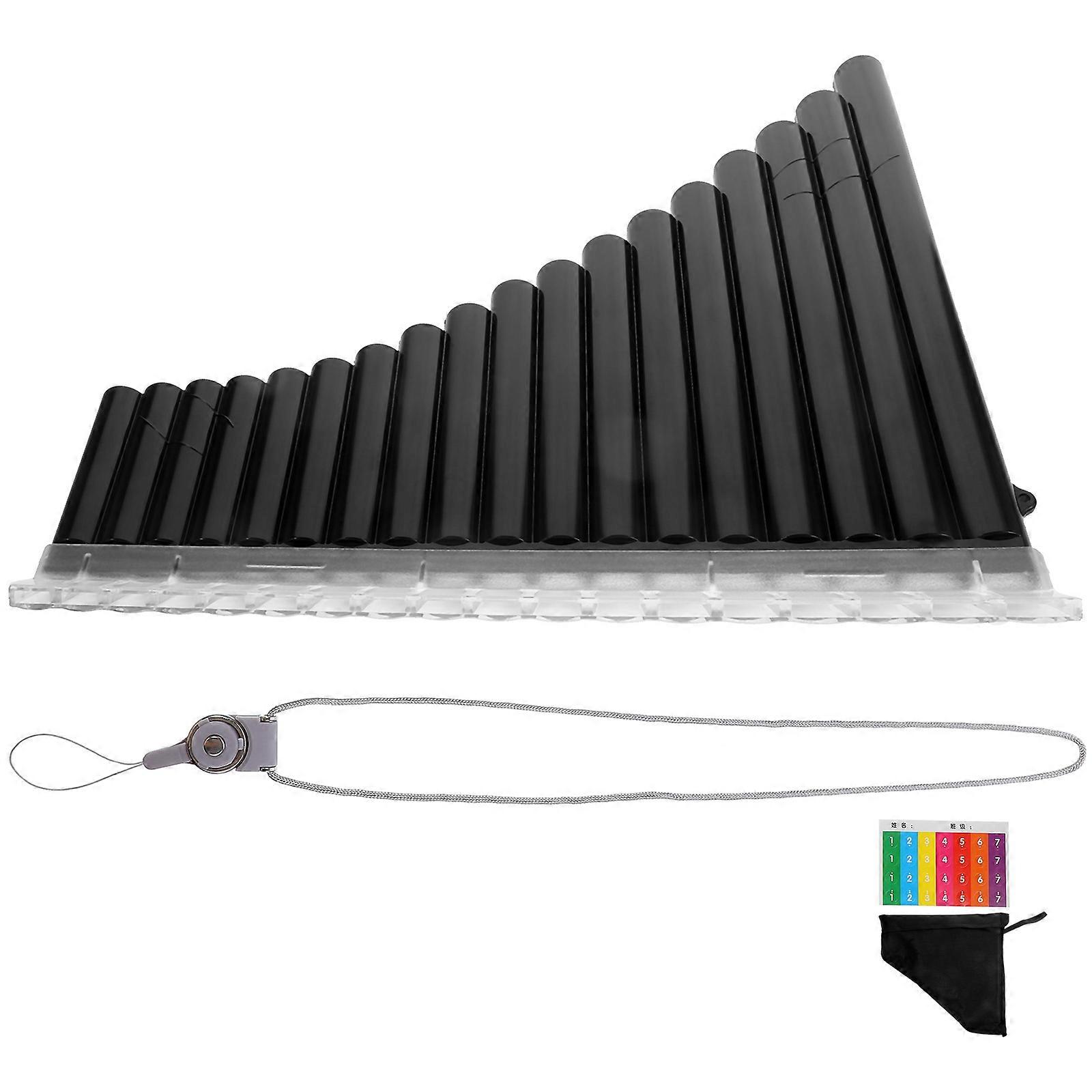 Beginner Pan Flute White ABS Resin Durable and Safe for Long-term Use Teaching Performance C Scale Flute 1Pcs