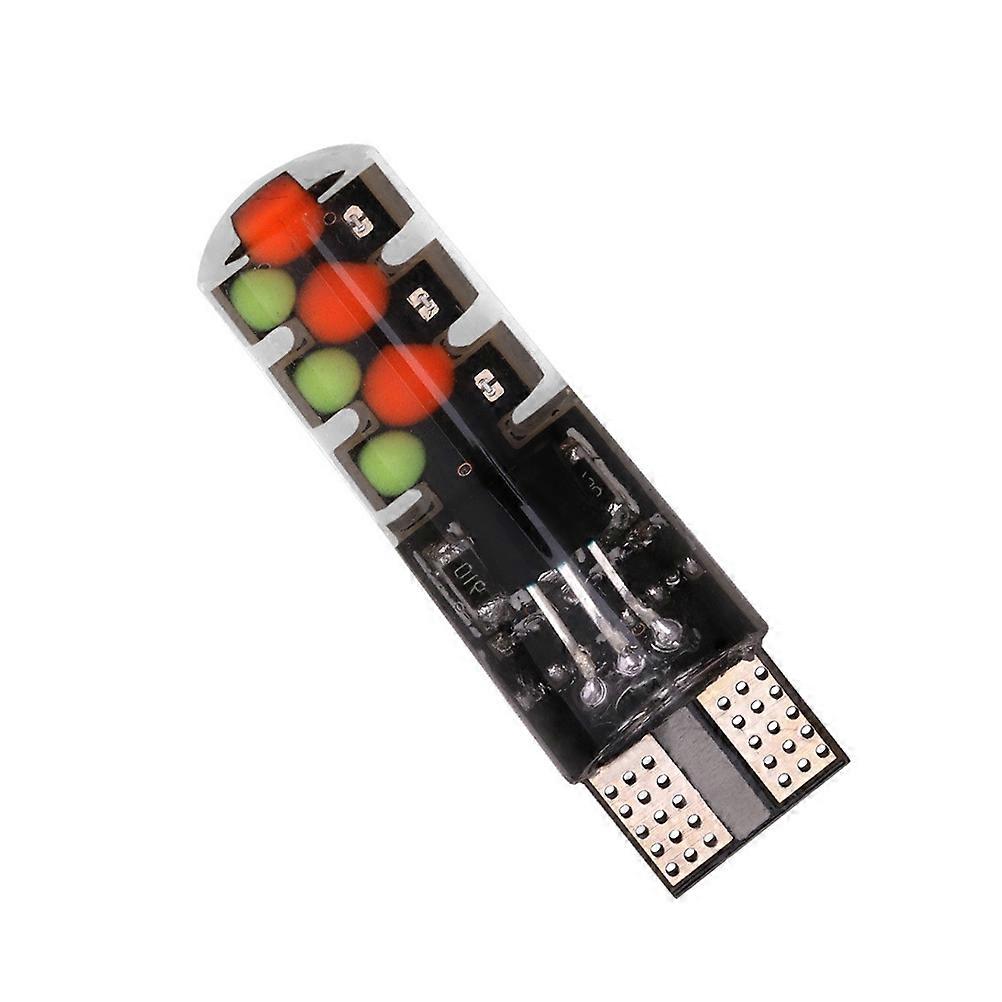 Car Lights with Remote Control Multicolor for License Plate and Interior Use Assorted Color Silicone