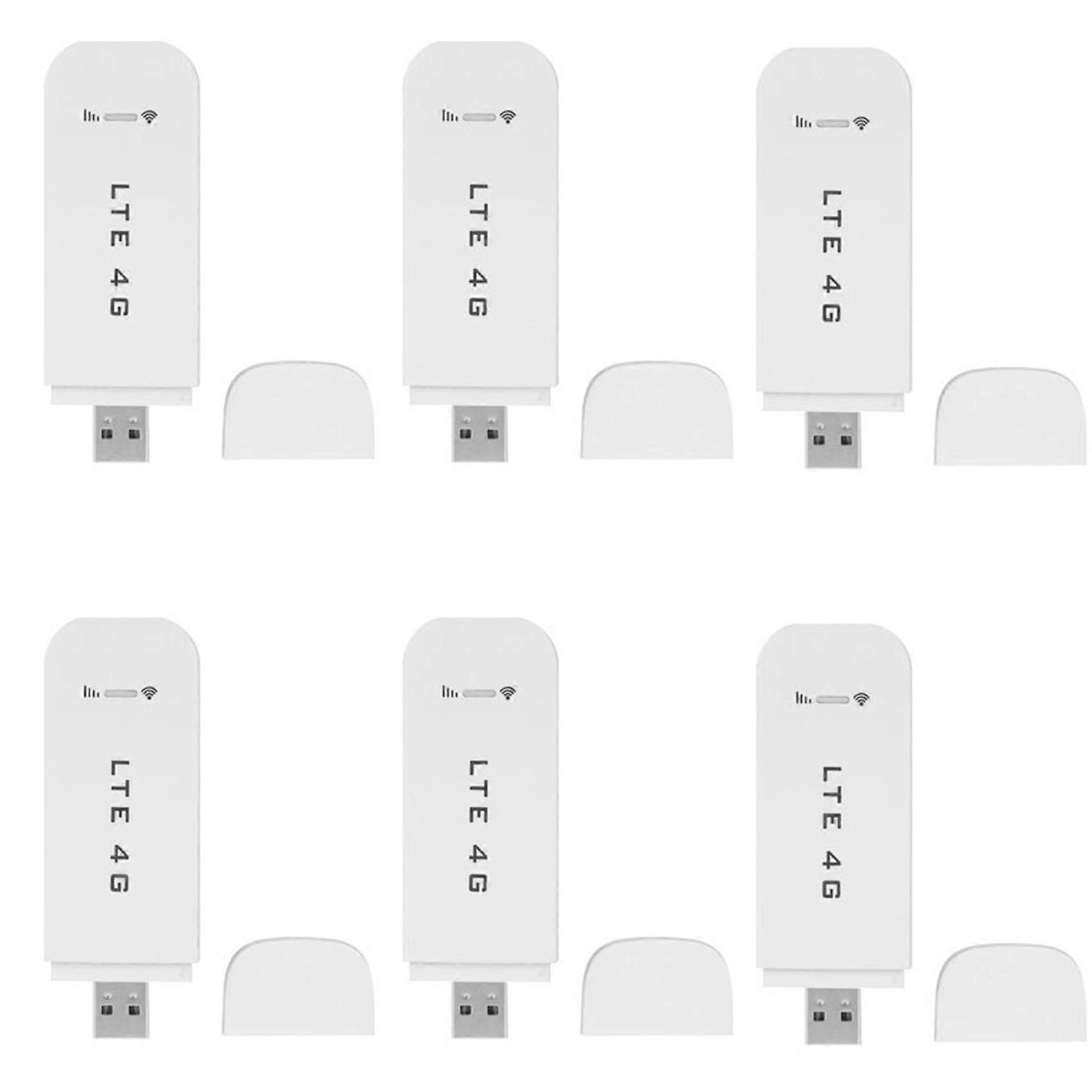 6X Lte Sim Kaart Data USB Router 3G/4G Wifi Router Draadloze USB Auto Modem 4G Wifi Sim Card Stick M