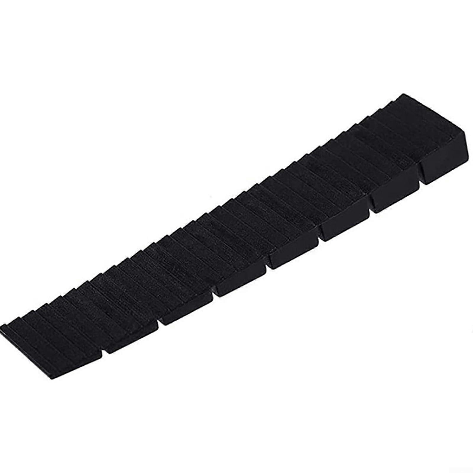 Leveling discs made of plastic, 10 pieces, for stabilizing faux furniture such as sofas and tables (black).