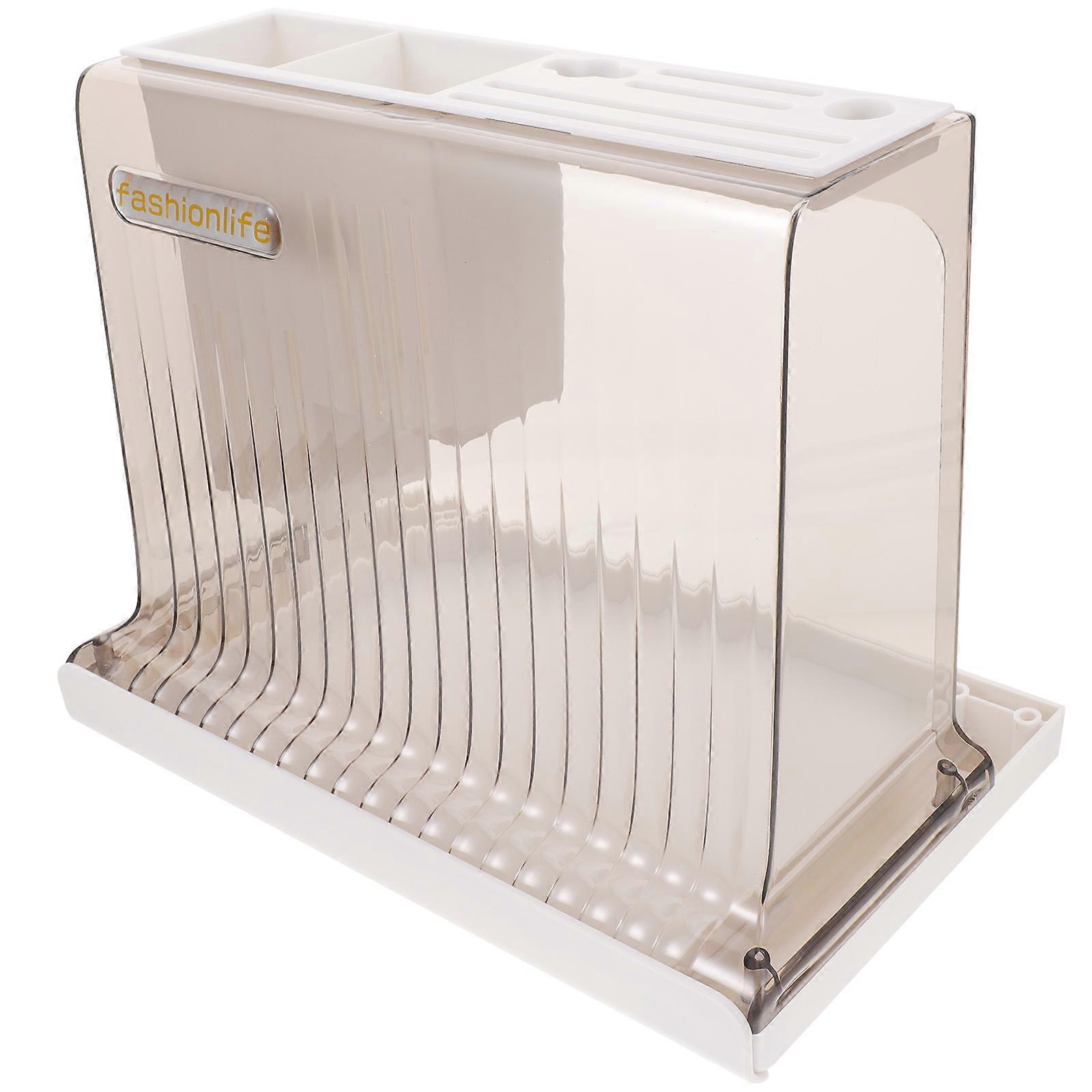 Cutlery Chopstick Holder Cutting Board Organizer Pet Material Drying Home Use 1Pack