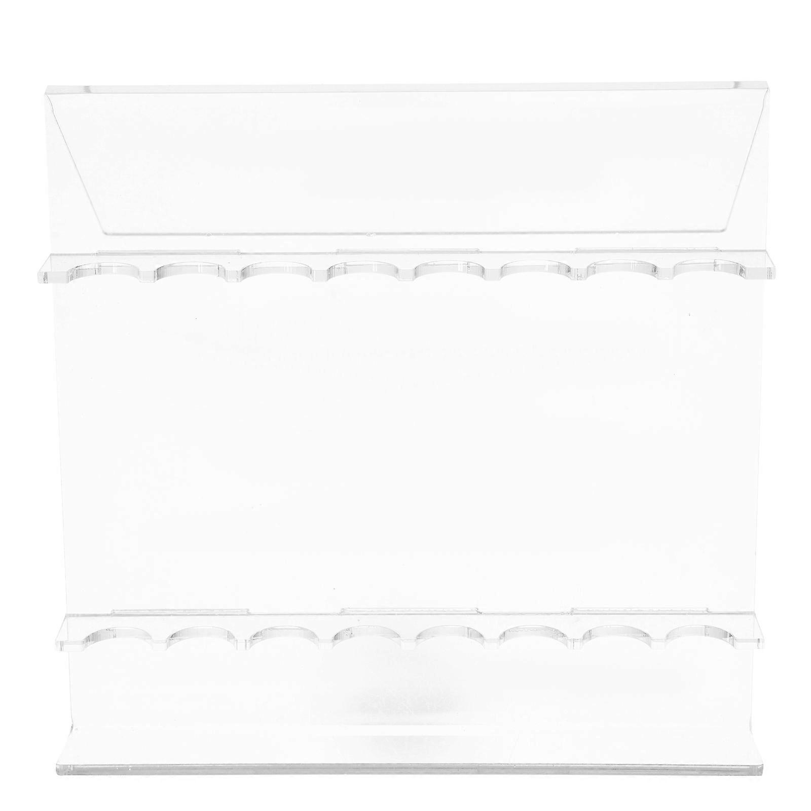 Acrylic Pen Holder for Display Transparent Keeps Desk Neat and Organized Perfect for Home Office School 3.5"x2.8"x4.3"