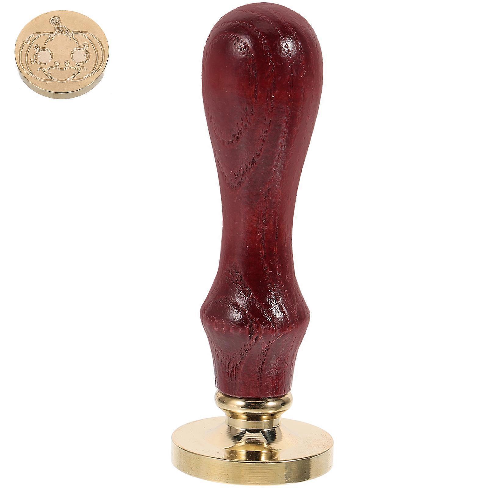 Melting Wax Seal Stamp With Copper End For Envelope Sealing Retro Style Handmade Craft 1Pcs