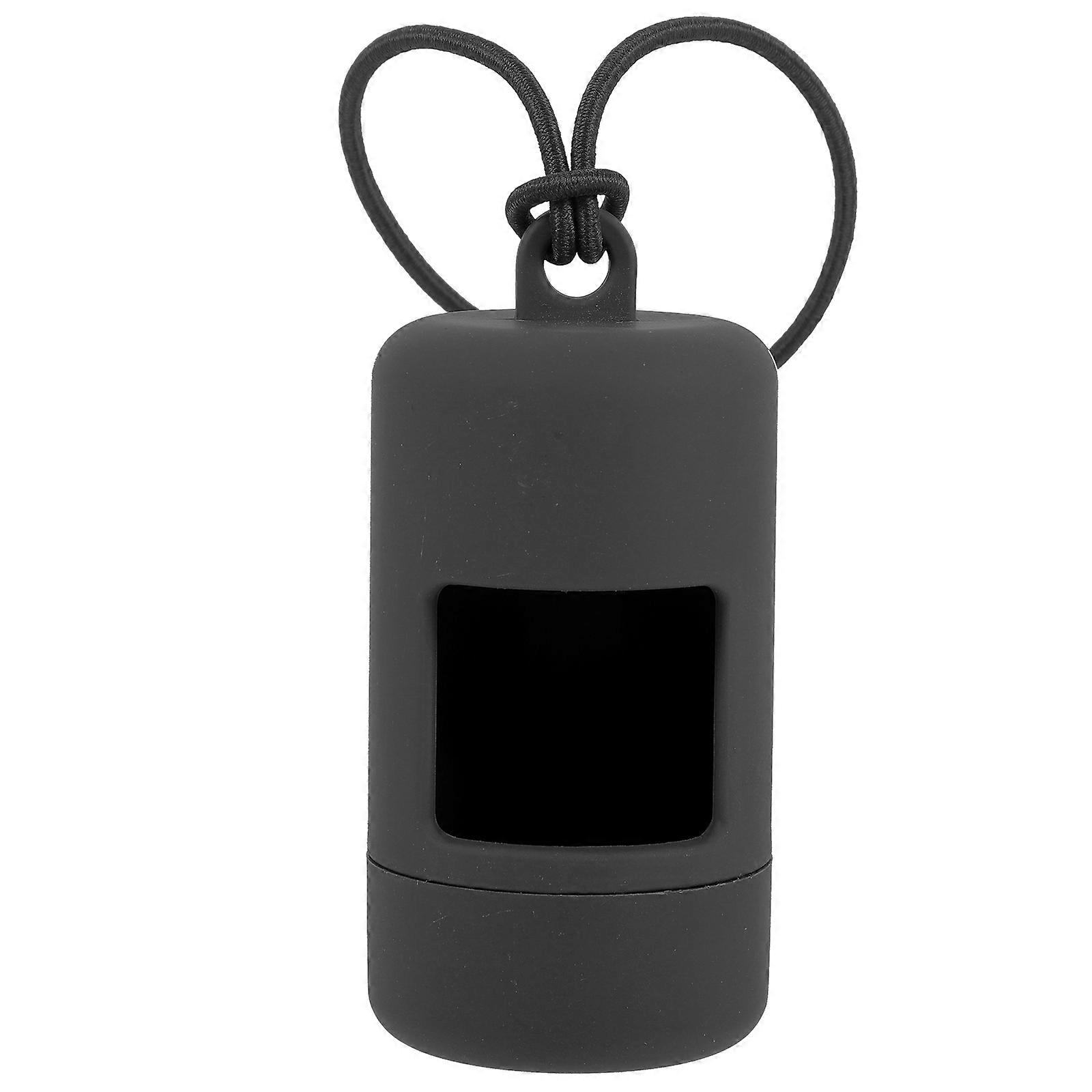 Portable Poop Bag Dispenser for Kids Use Reliable PP Material Black Color Lightweight Compact and Easy to Carry 70 Characters