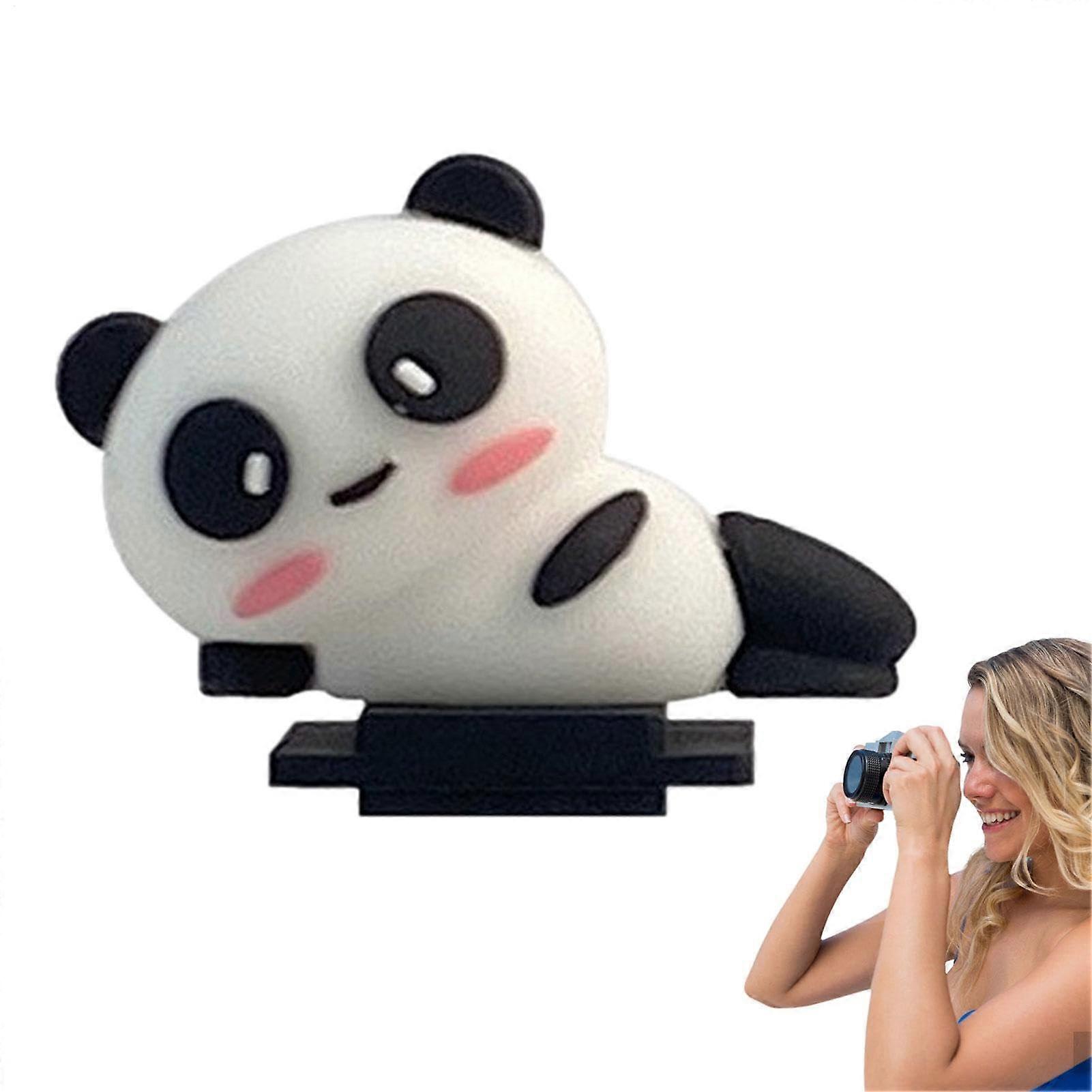 Camera Hot Shoe Cover - Cartoon Silicone Boot Cap for Canon Nikon Sony - Attractive Panda Design, Lightweight Protection