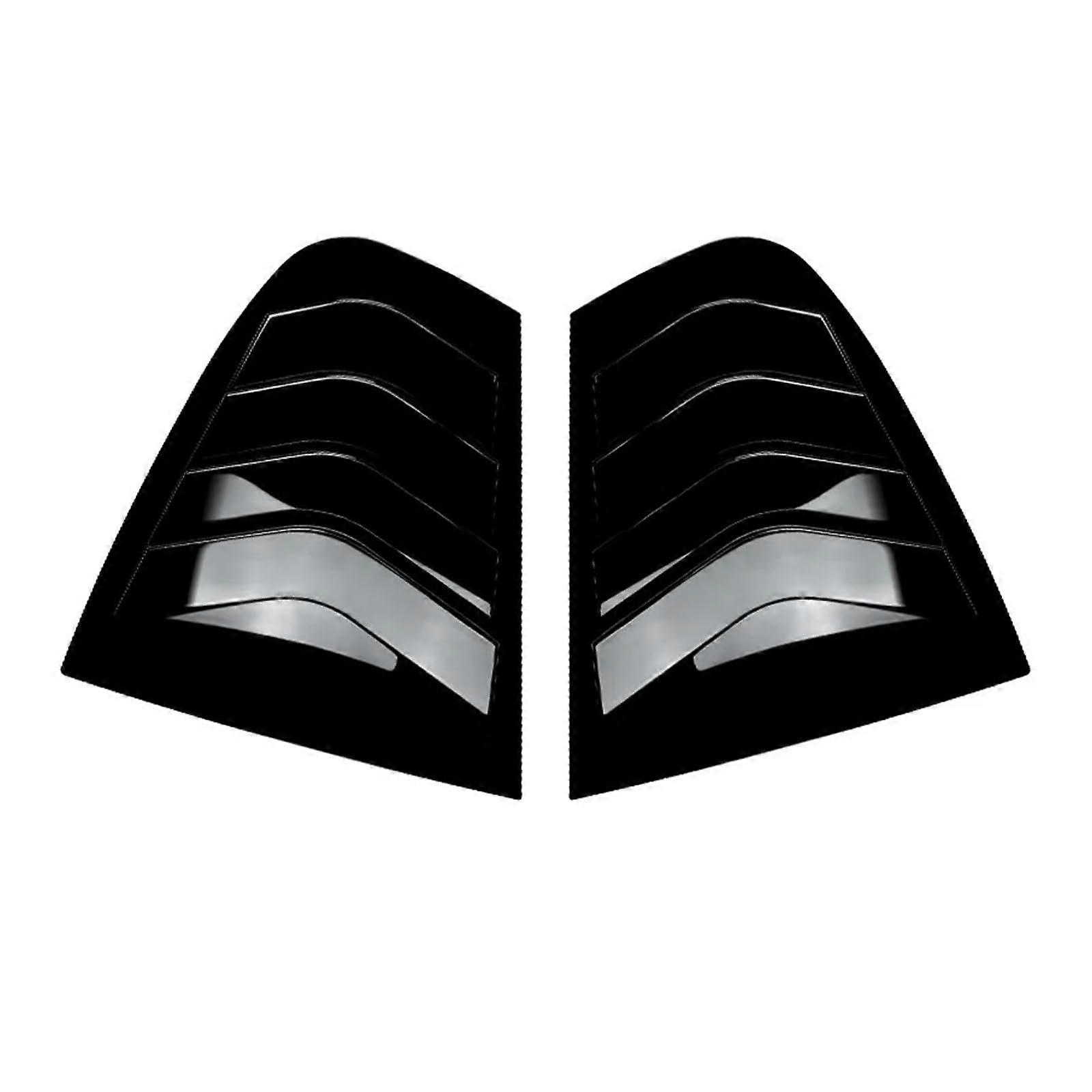 Rear trunk trim cover, compatible with 3 Series F30 F31 F35 318i 320i 325i 20132019 rear window ventilation trunk louver (Gloss Black)