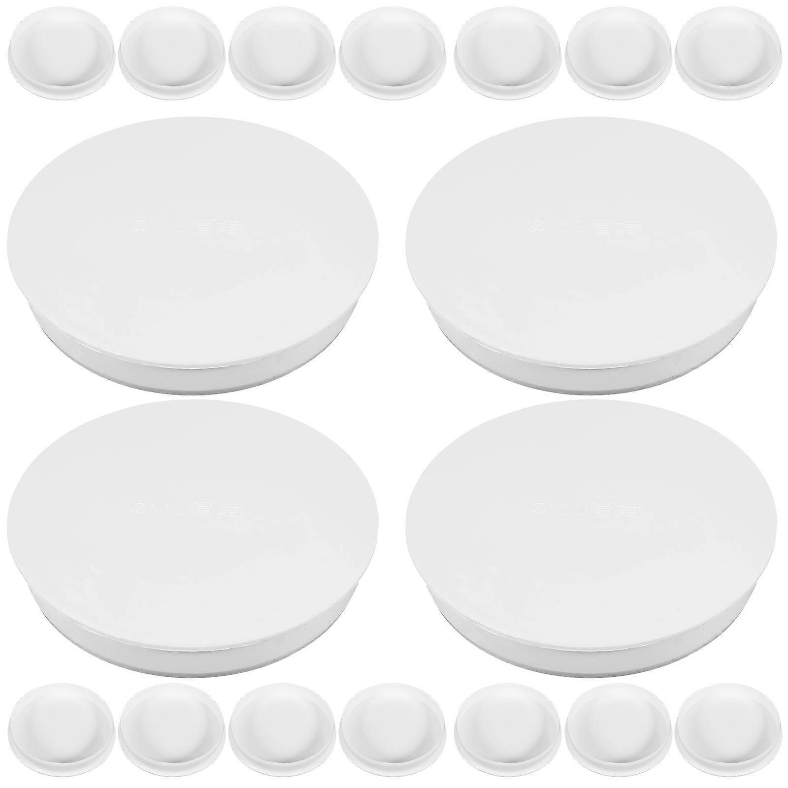 Gutter Downspout End Caps Outdoor Drain For General Users Solid Plastic 20Pcs