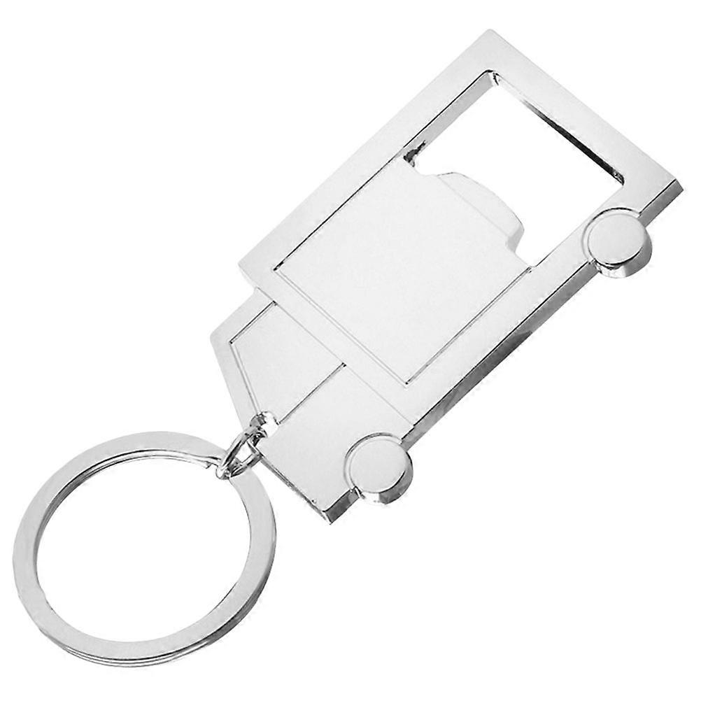 Creative Design Keychain Bottle Opener Alloy Keyring Backpack Pendant Gift Giving 1Pcs