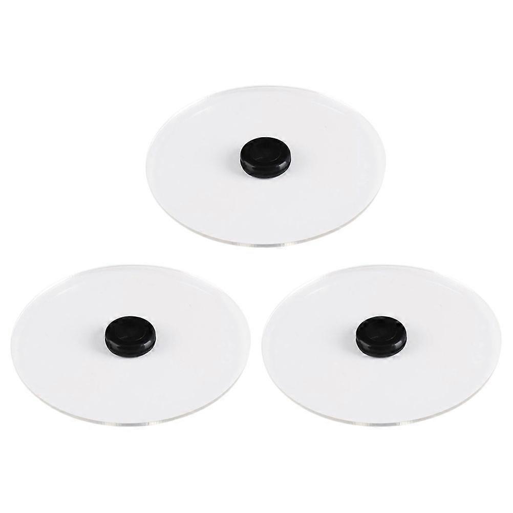 Cocktail Infuser Lid for Bar Acrylic Smoking Cover Assorted Color Fits Most Glasses 3pcs