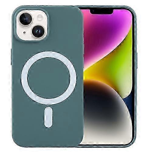 For iPhone 15 MagSafe Liquid Silicone Mobile Phone Case