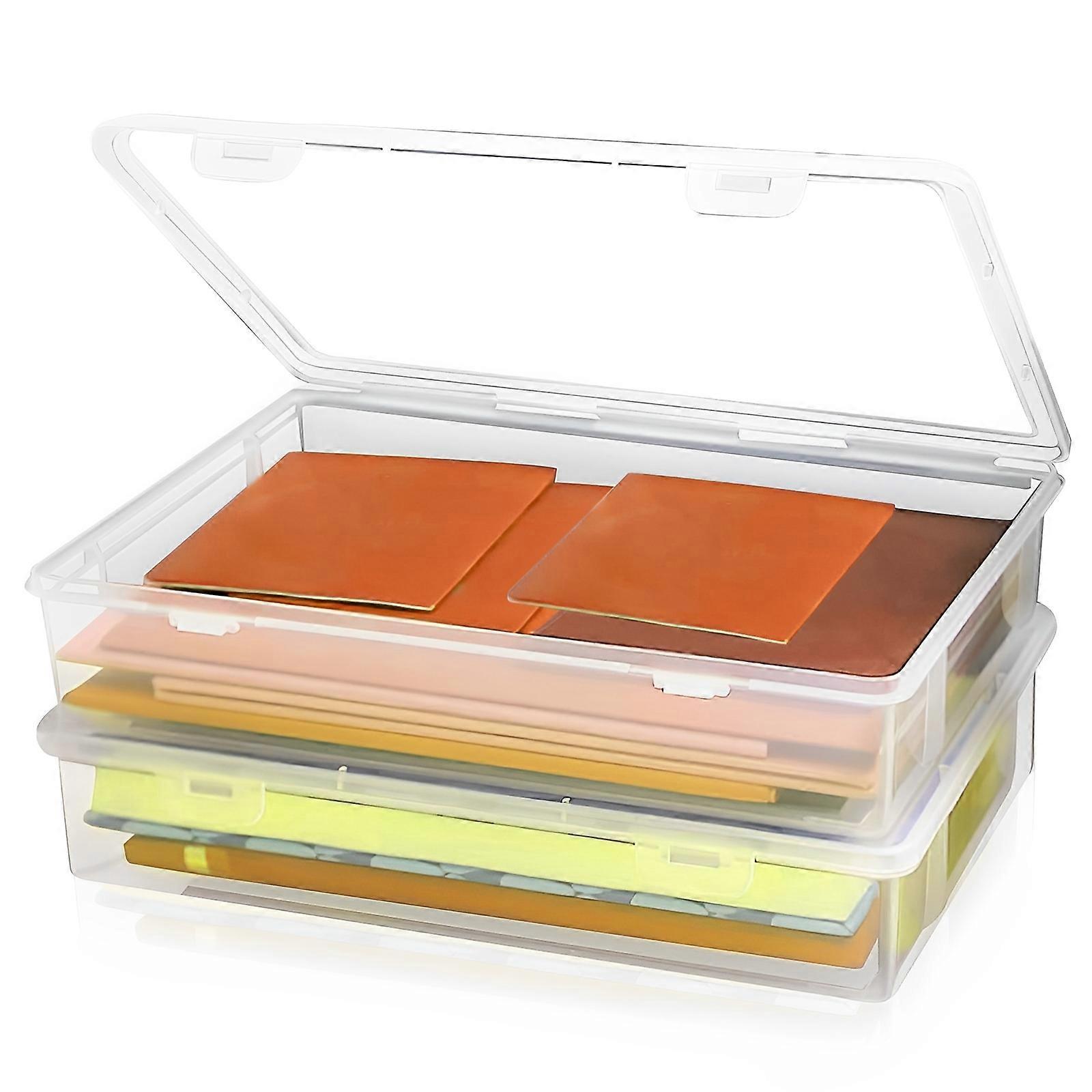 2pcs Multi-functional Document Storage Box with Cover