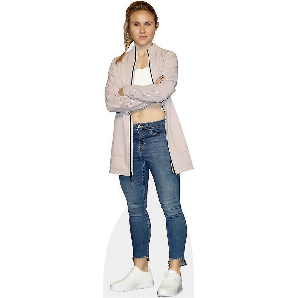 Izzy Christiansen (Jeans) Cardboard Cutout (lifesize OR mini size). Standee. Stand Up.