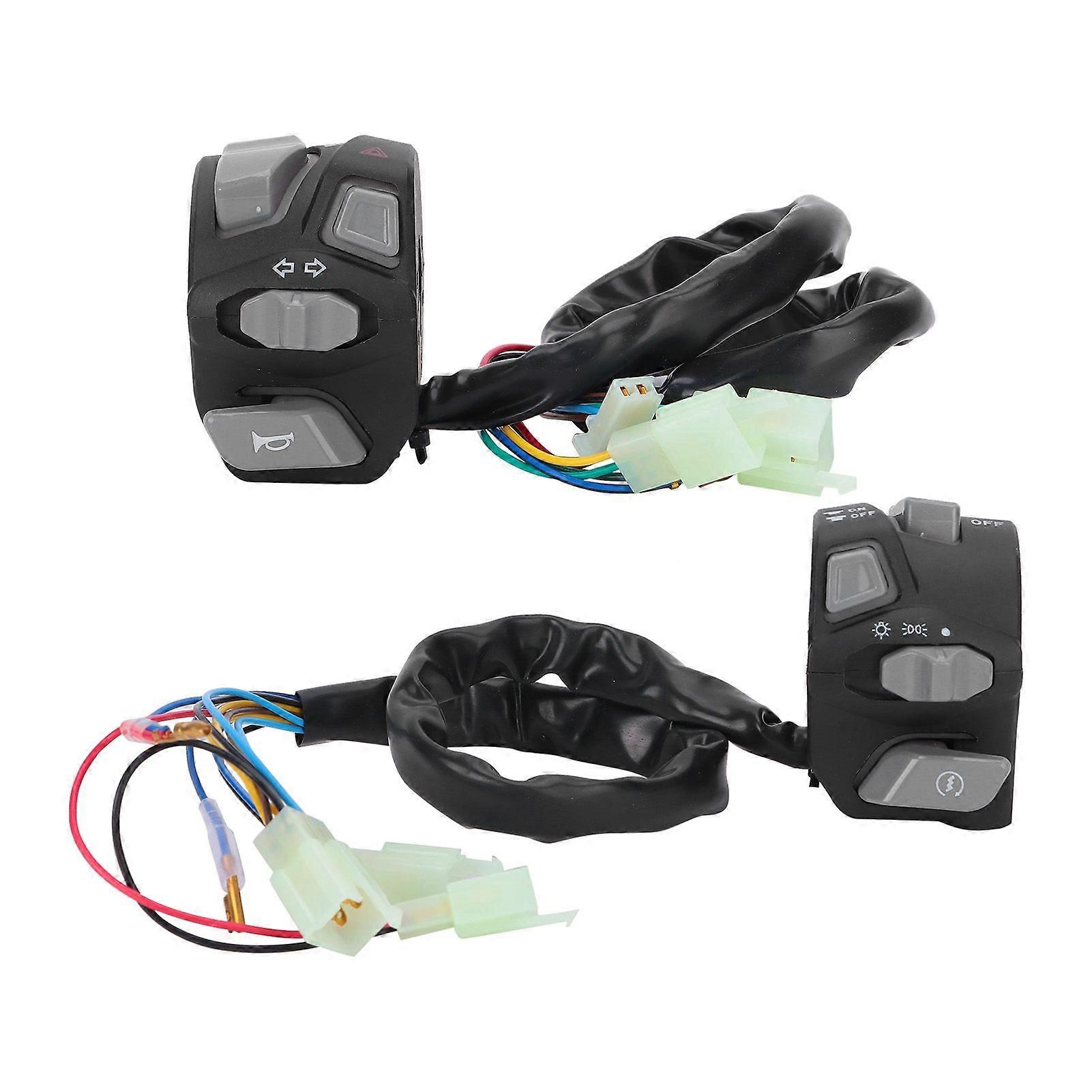 22mm motorcycle handlebar switch waterproof universal for turn signal light