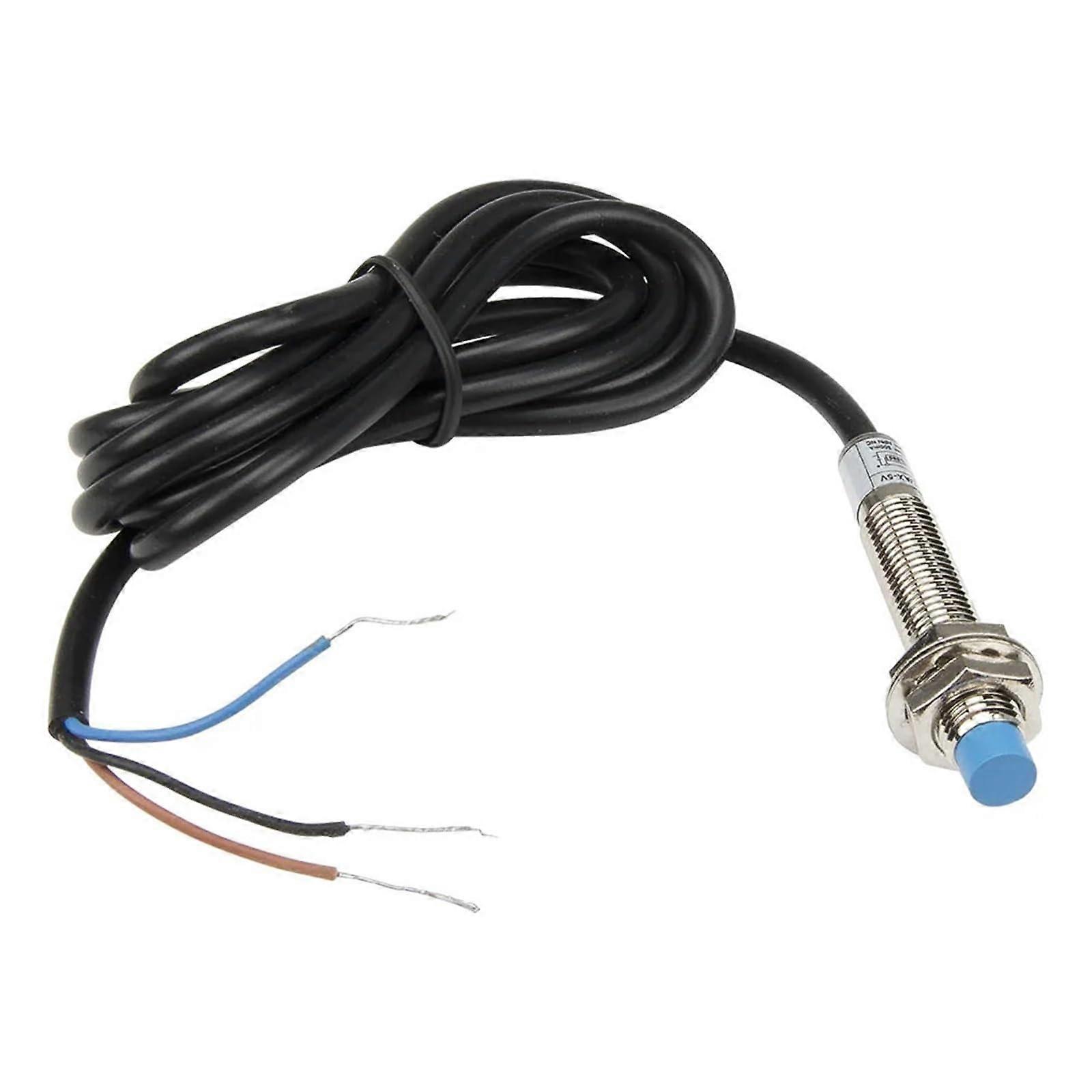 1 piece M8 2 mm sensor 5 V NPN NC LJ8A32Z/AX5V cylindrical inductive proximity switch, operating voltage 5 VDC, specially for MCU.