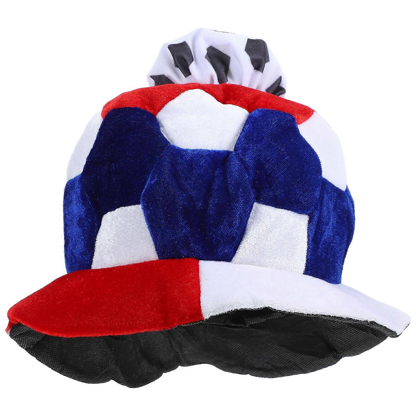 It sounds like you're describing a product listing for a **lightweight football (soccer) match hat** designed for fans, particularly supporting