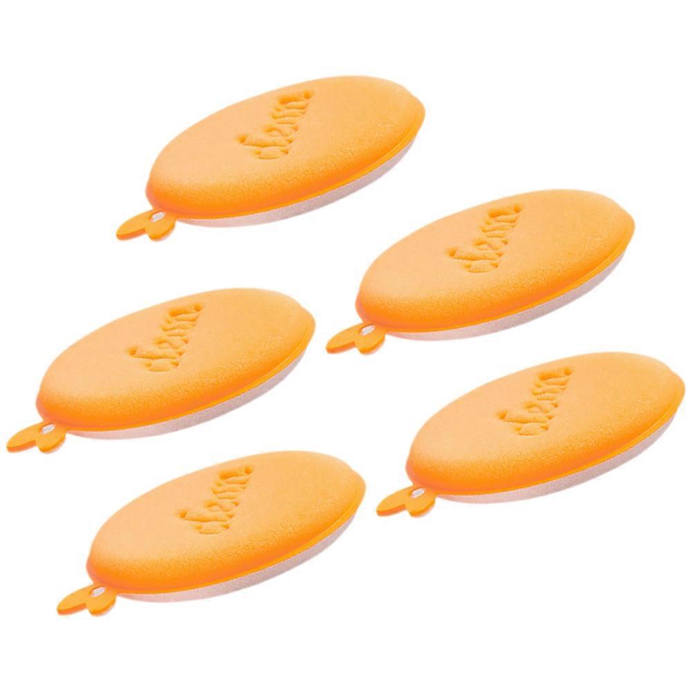 Reusable Kitchen Sponge 5Pack Rectangular Dish Washing Supplies For Home Use 10X10X1.5CM Perforated Surface