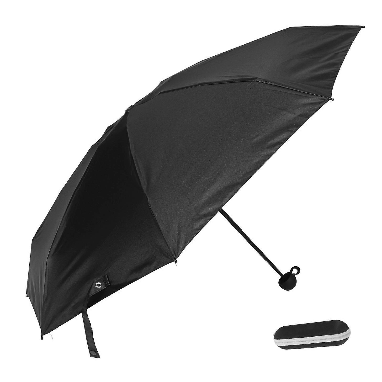 Lightweight Portable Travel Umbrella with UV Protection and Compact Fold Design for Durable Outdoor Sun and Rain Use