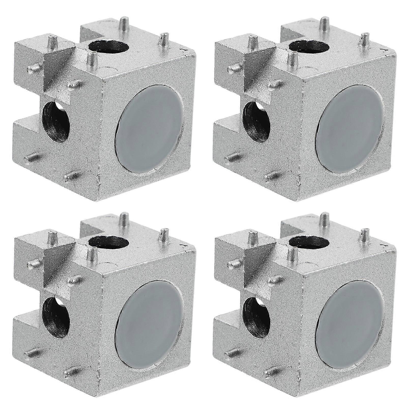 Corner Bracket Set 4Pcs Silver Aluminum Durable And Stable Connection