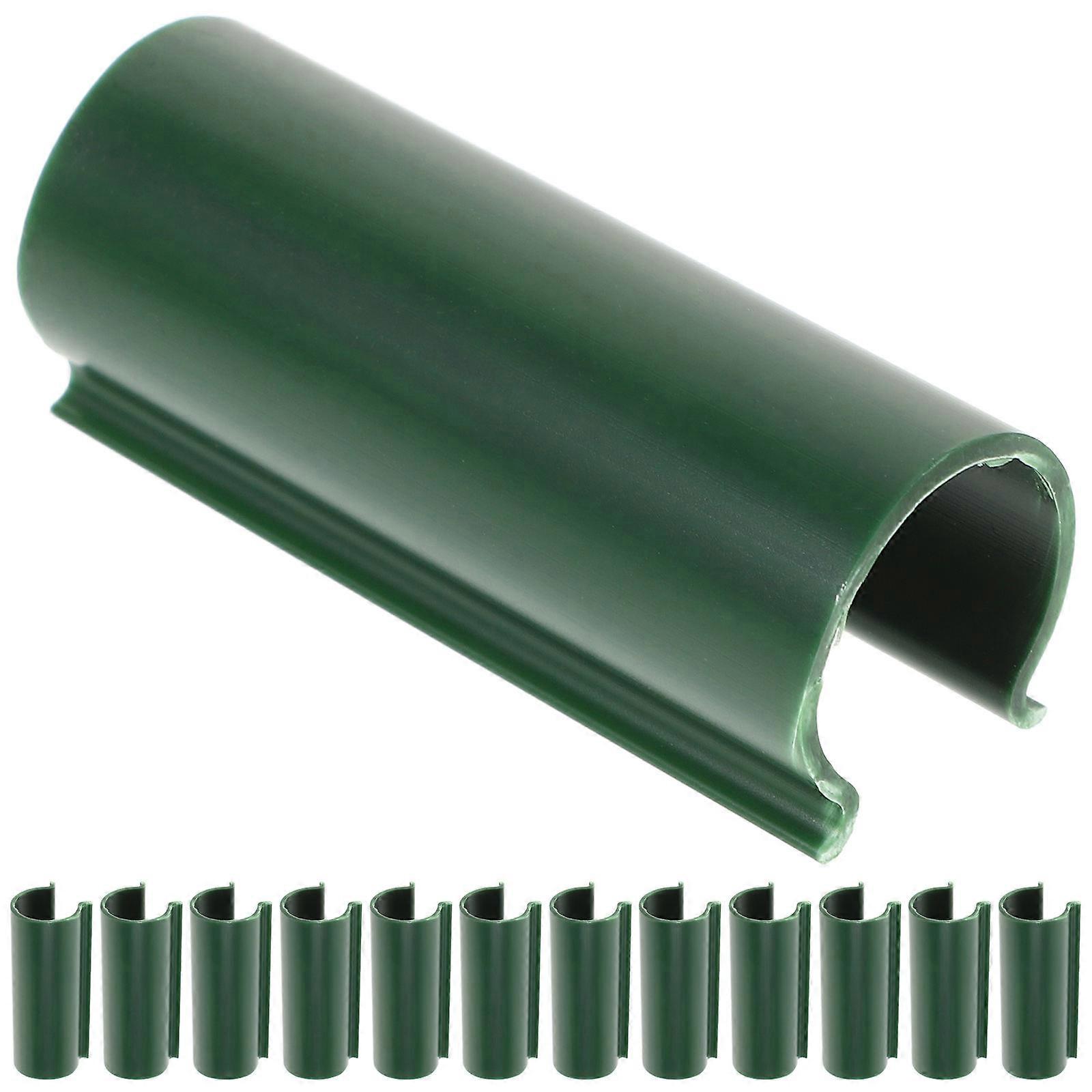 32PCS Durable PE PVC Greenhouse Pipe Clips for Cold Frames, Sunshade Nets, and Row Covers – Universal Diameter for Greenhouse Accessories