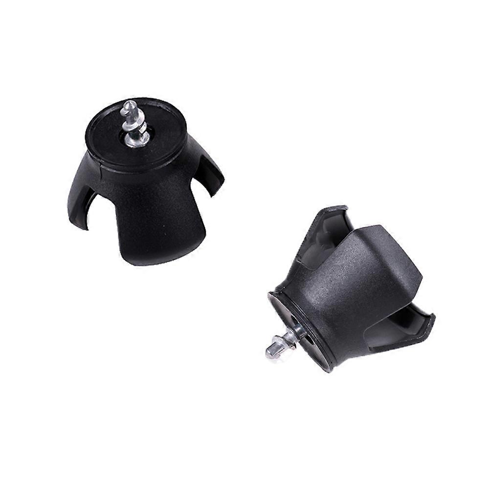 2pcs Black Golf Ball Picker with Durable Plastic Construction Easy to Use and Adaptable 3 Prong