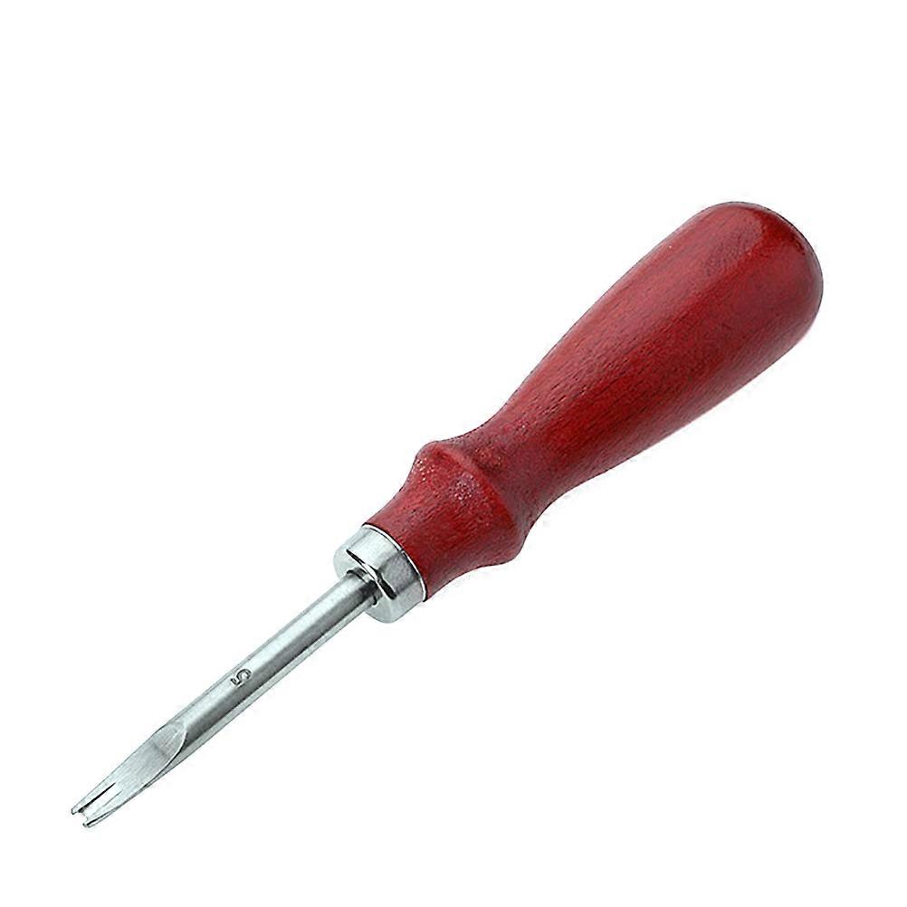 Beveler Trimmer Tool with Stainless Steel and Wood Handle for Crafts Use Multi Color Width 1.5MM 1.2MM 1MM