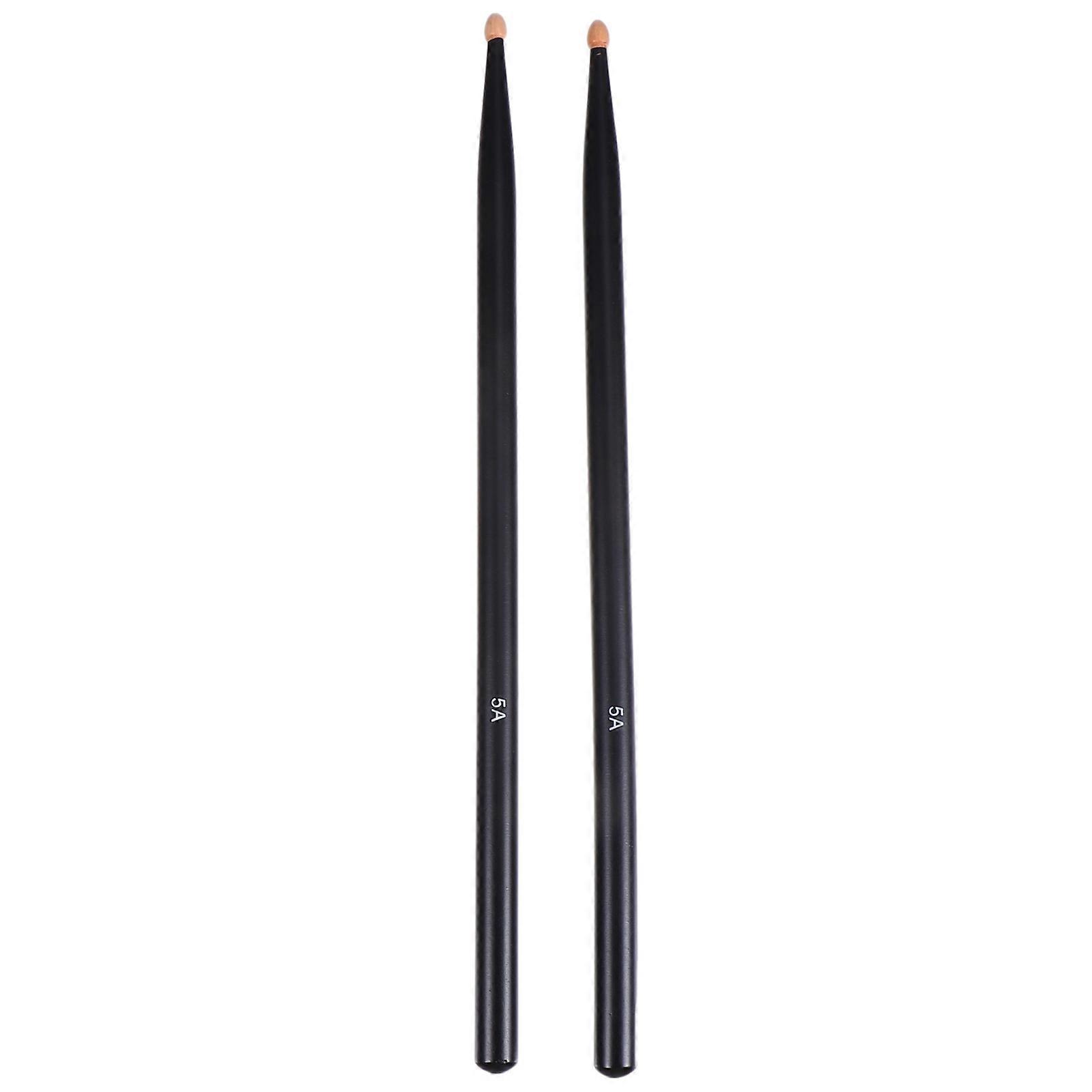 Black Synthetic Drumsticks for Instrument Use 5A Fit All Drums Perfect for Beginners and Musicians 1 Pair
