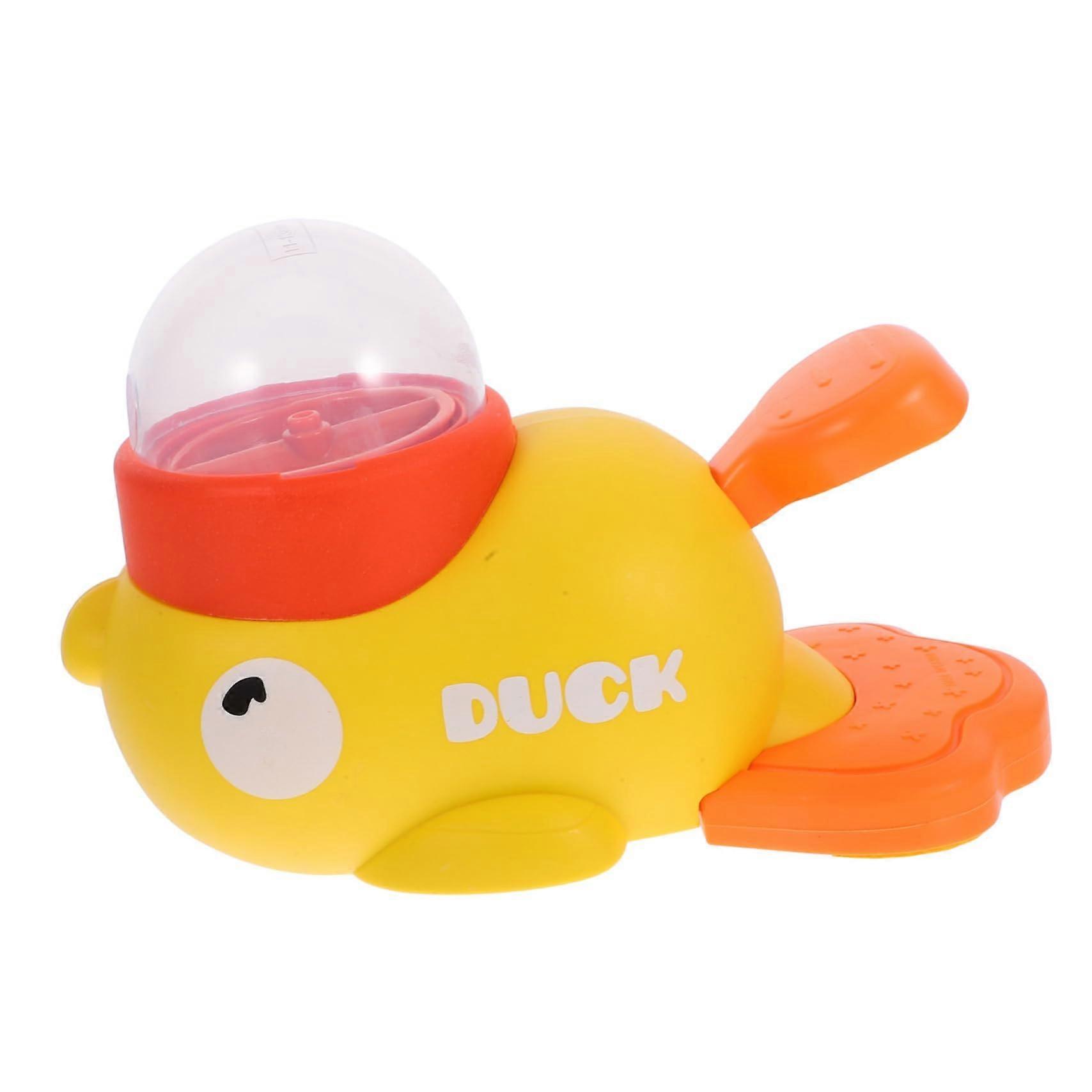 Treat Dispenser Duck-Shaped Slow Feeder For Dogs, Cat Puzzle Feeder For House Cats, Button Activated Training Toy