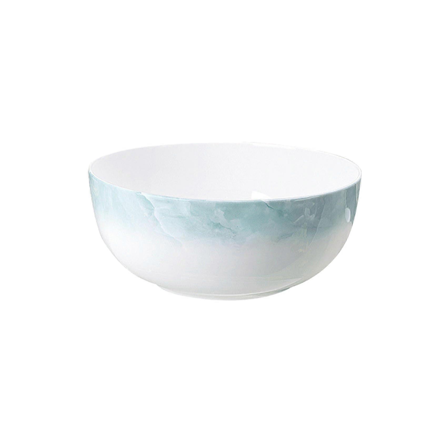 Ceramic Noodle Bowl 17.8cm Under Glaze Minimalist Dinnerware for Home Kitchen Use