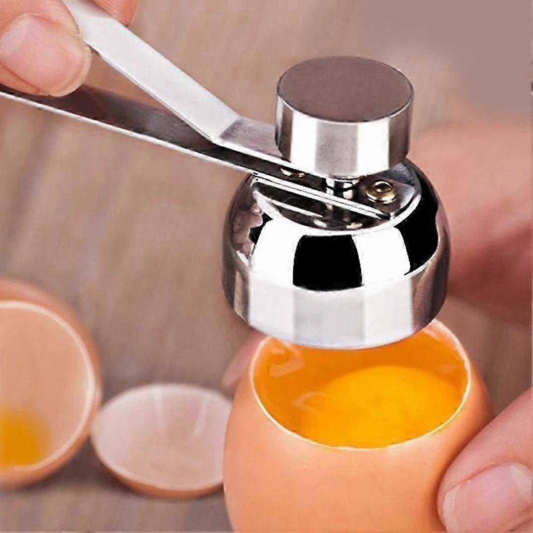 Multi-Function Stainless Steel Tool for Cracking Hard-Boiled Eggs and Opening Bottles Shells