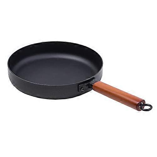 Household Mini NonStick Coating Cast Iron Pan, MultiFunction Wok with Mouth Diameter 26CM