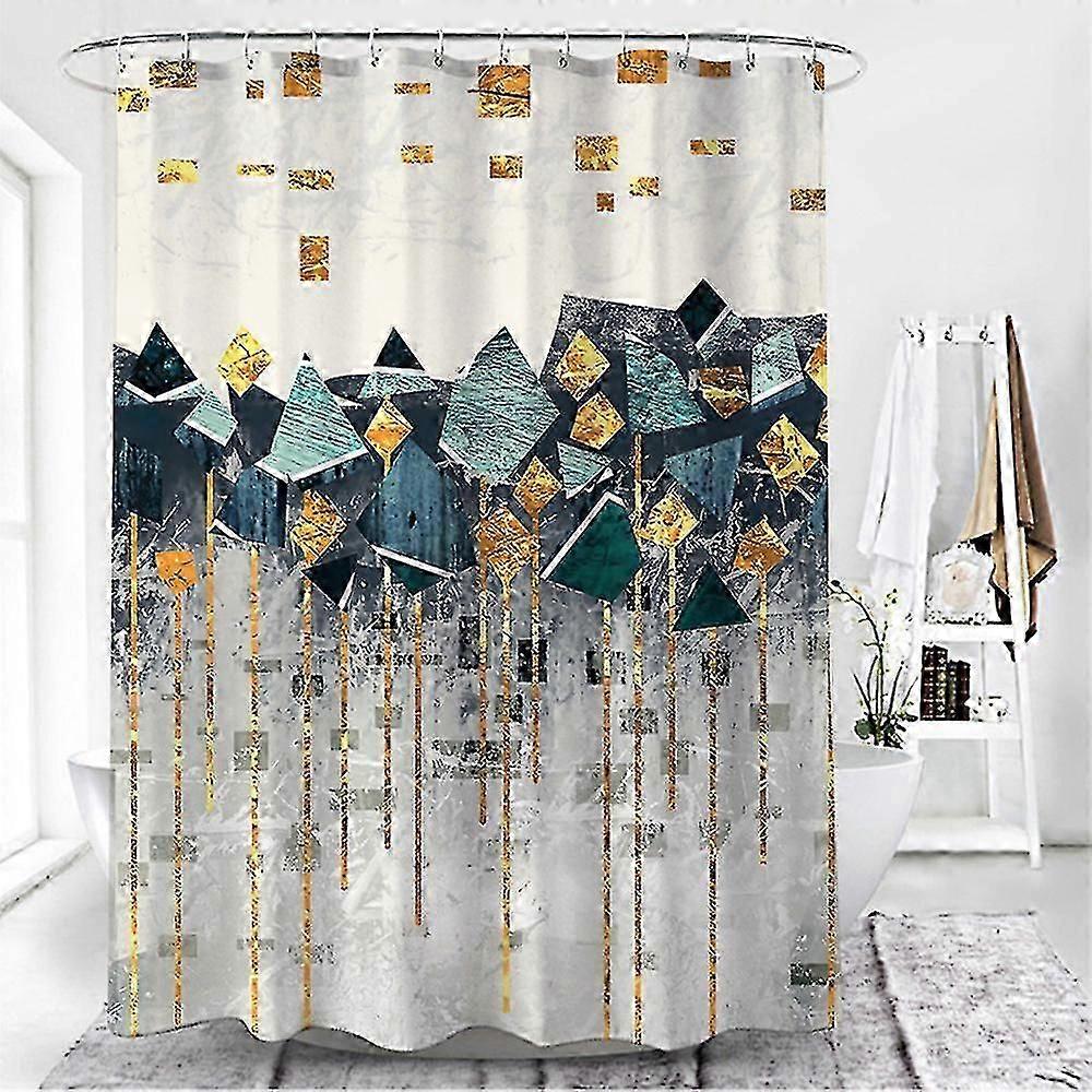 Modern Bathroom Waterproof Shower Curtain