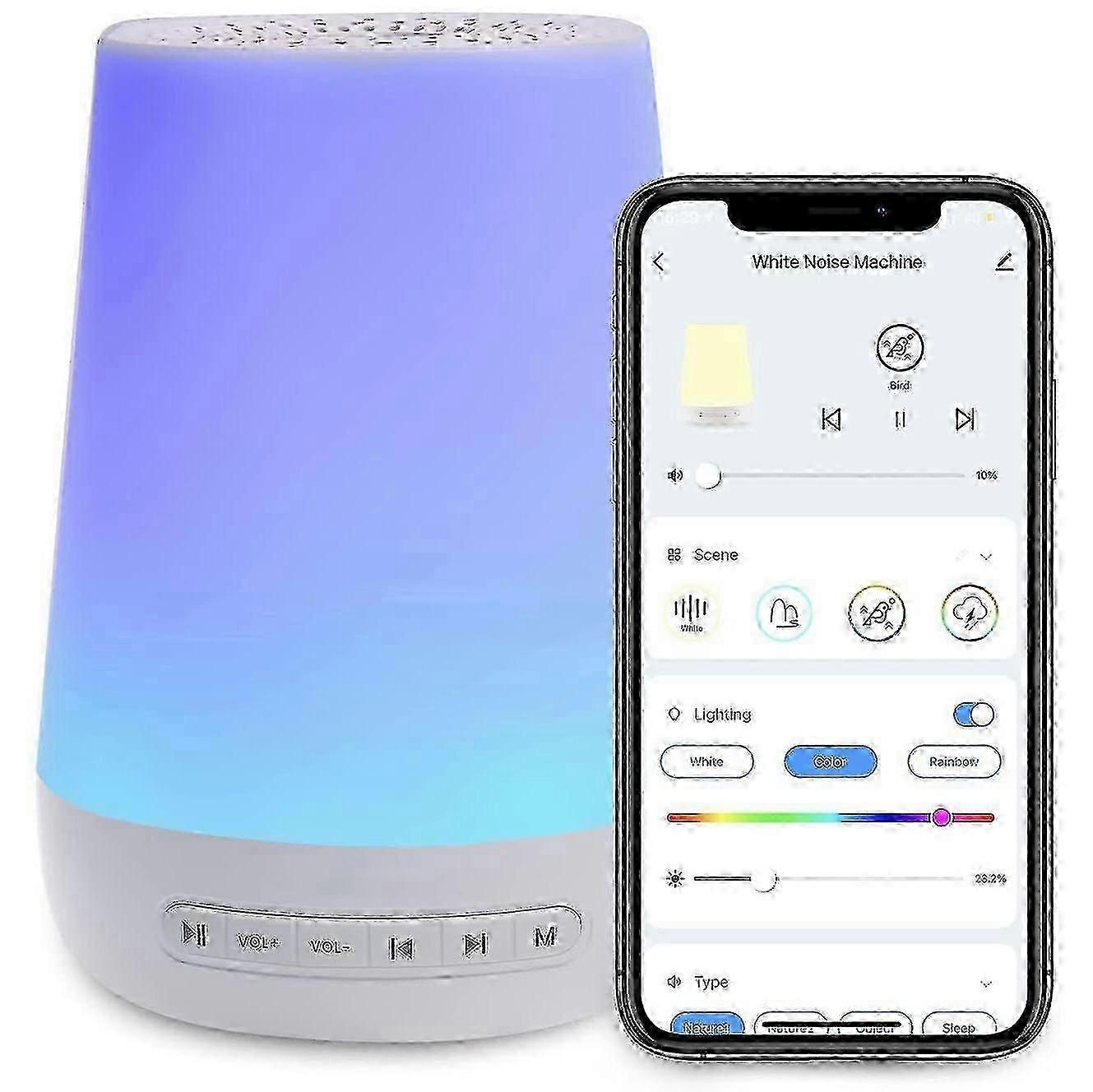 Hatch Rest All-in-one Sleep Machine, Nightlight Sound Machine Hr